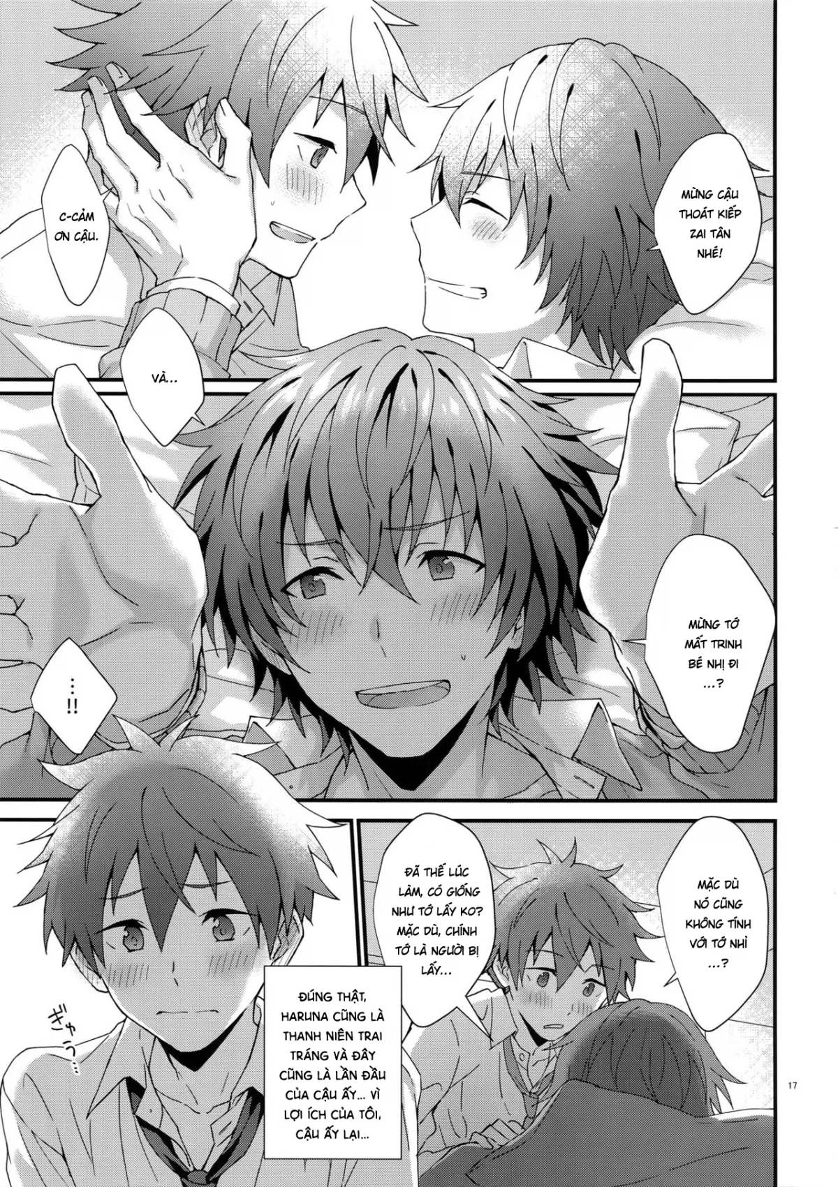 HentaiVN.net - Ảnh 16 - [Yaoi] Thoát kiếp trai tân! [Unexpected! Virgin Graduation] - Chap 1