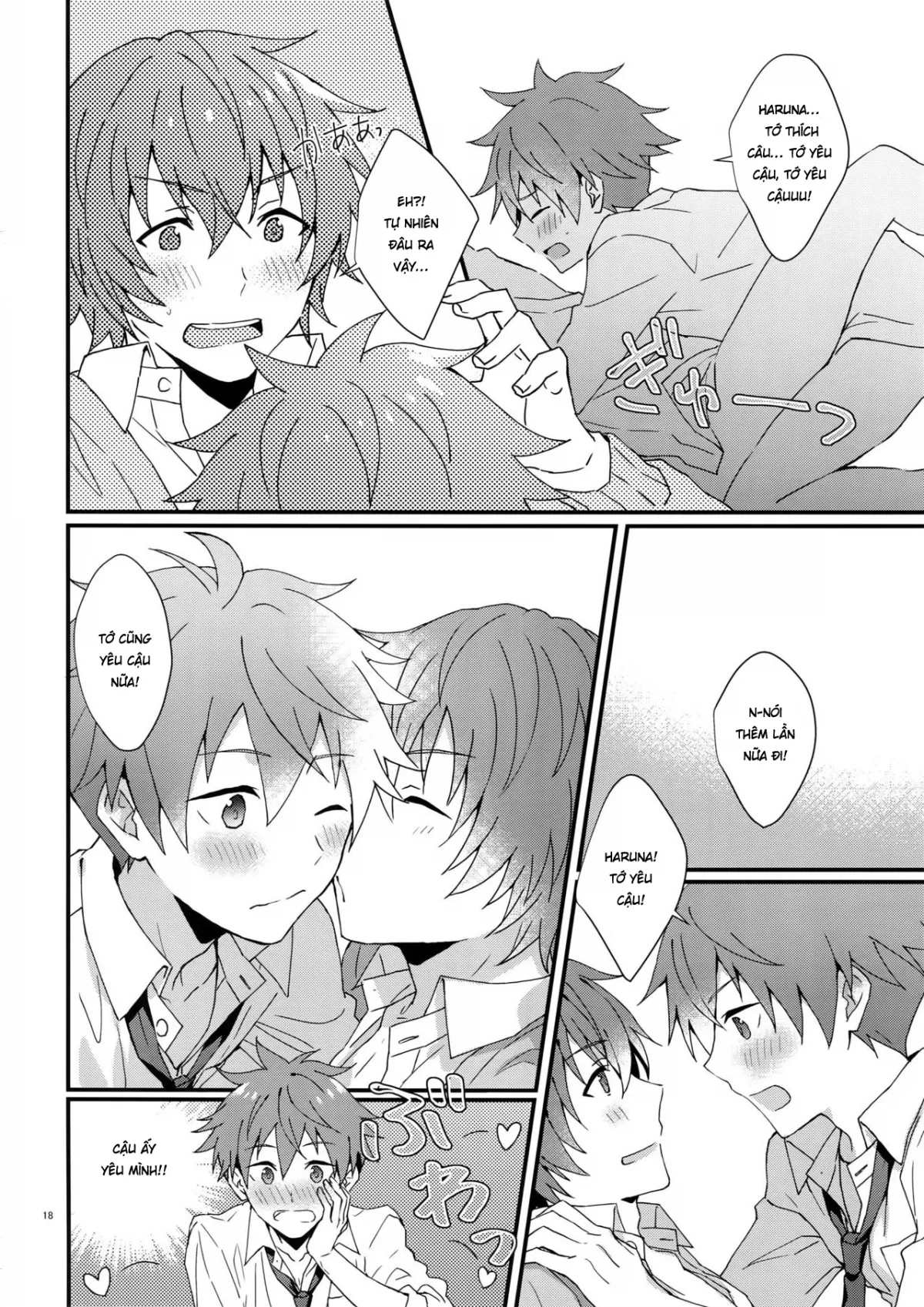HentaiVN.net - Ảnh 17 - [Yaoi] Thoát kiếp trai tân! [Unexpected! Virgin Graduation] - Chap 1