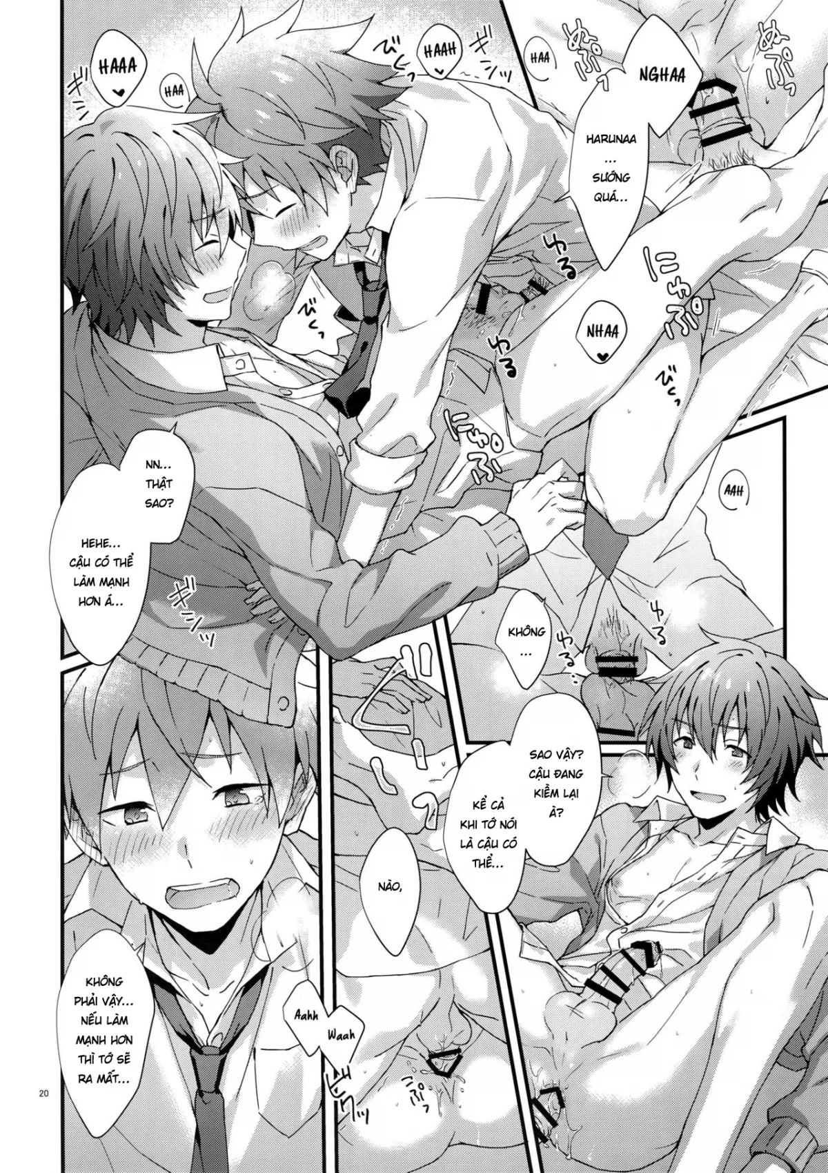 HentaiVN.net - Ảnh 19 - [Yaoi] Thoát kiếp trai tân! [Unexpected! Virgin Graduation] - Chap 1