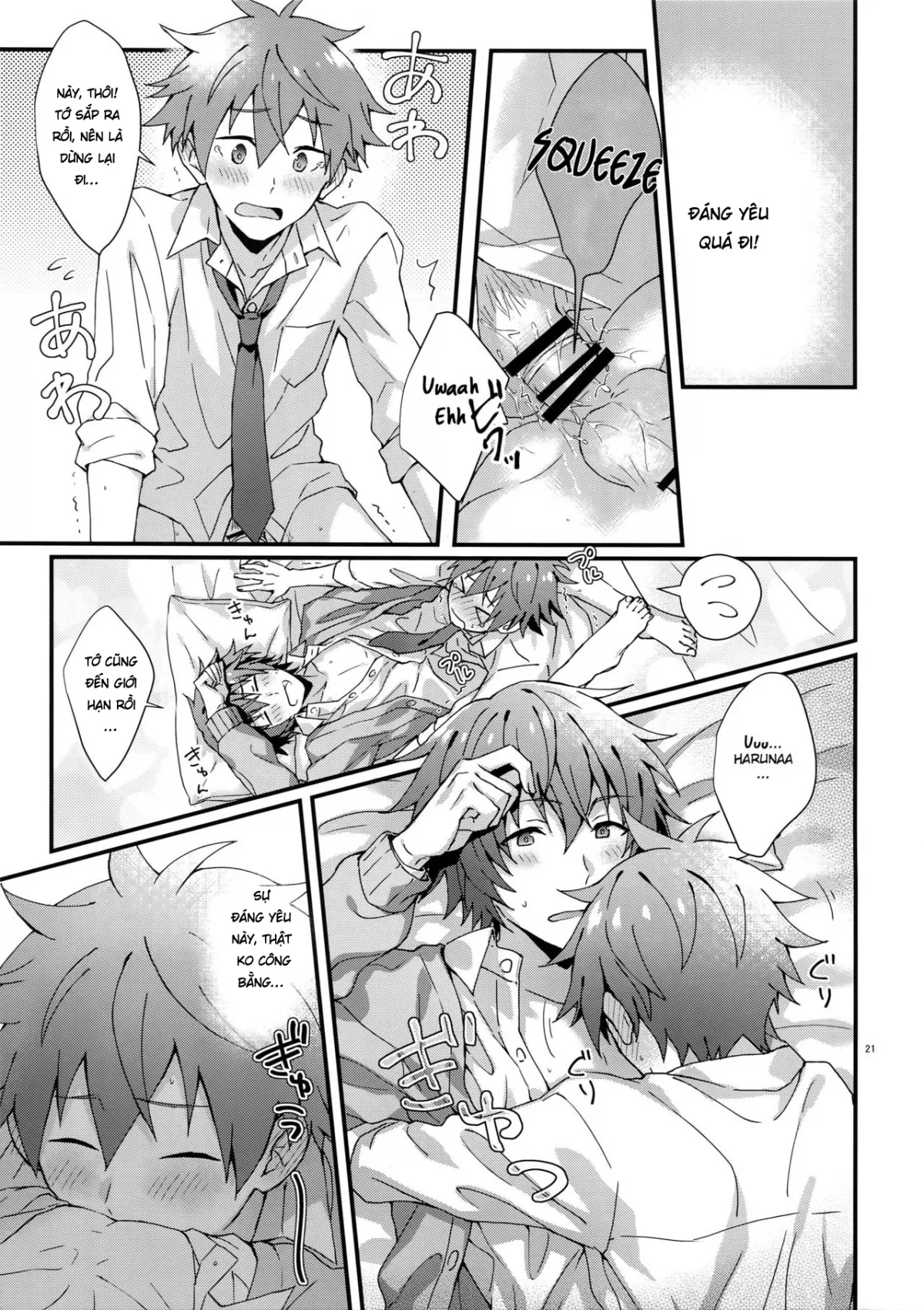 HentaiVN.net - Ảnh 20 - [Yaoi] Thoát kiếp trai tân! [Unexpected! Virgin Graduation] - Chap 1