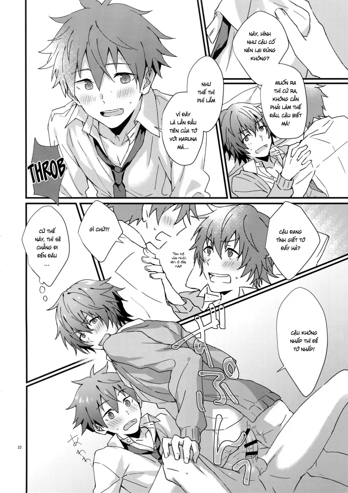 HentaiVN.net - Ảnh 21 - [Yaoi] Thoát kiếp trai tân! [Unexpected! Virgin Graduation] - Chap 1