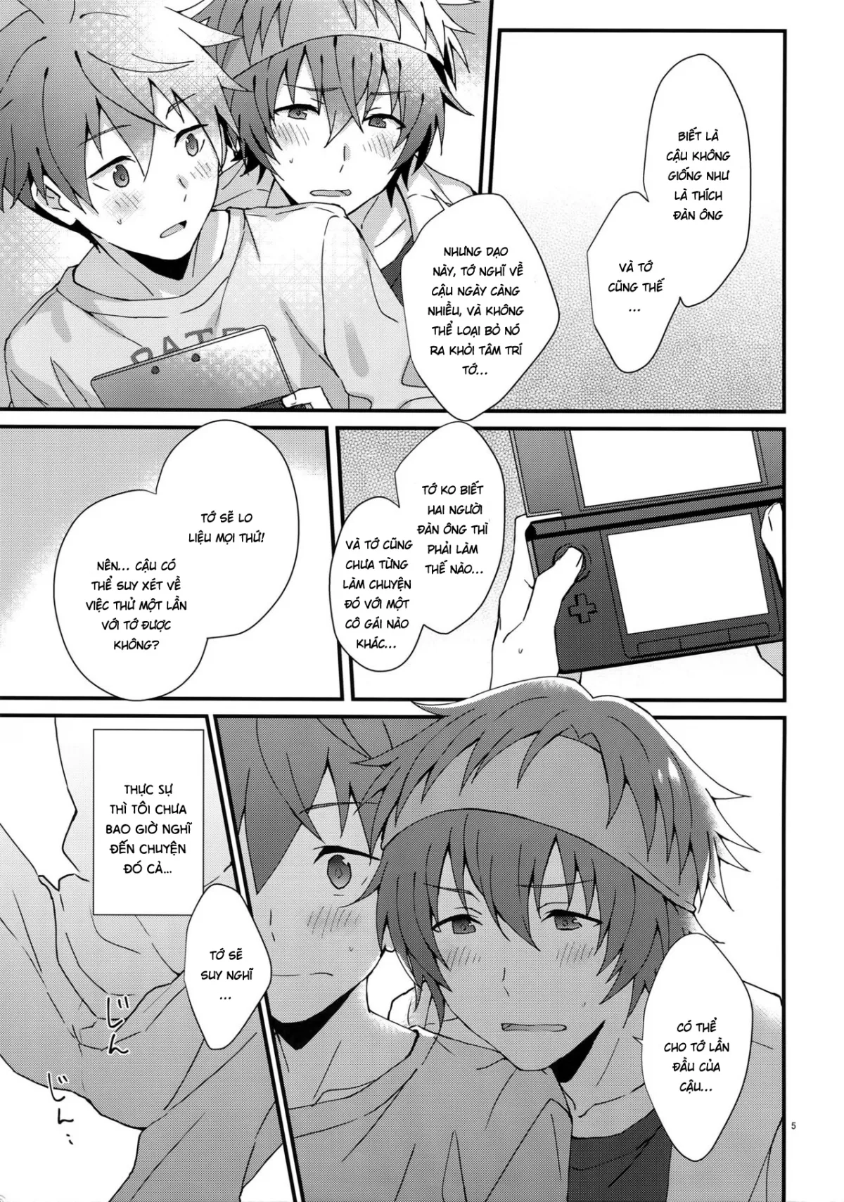 HentaiVN.net - Ảnh 4 - [Yaoi] Thoát kiếp trai tân! [Unexpected! Virgin Graduation] - Chap 1