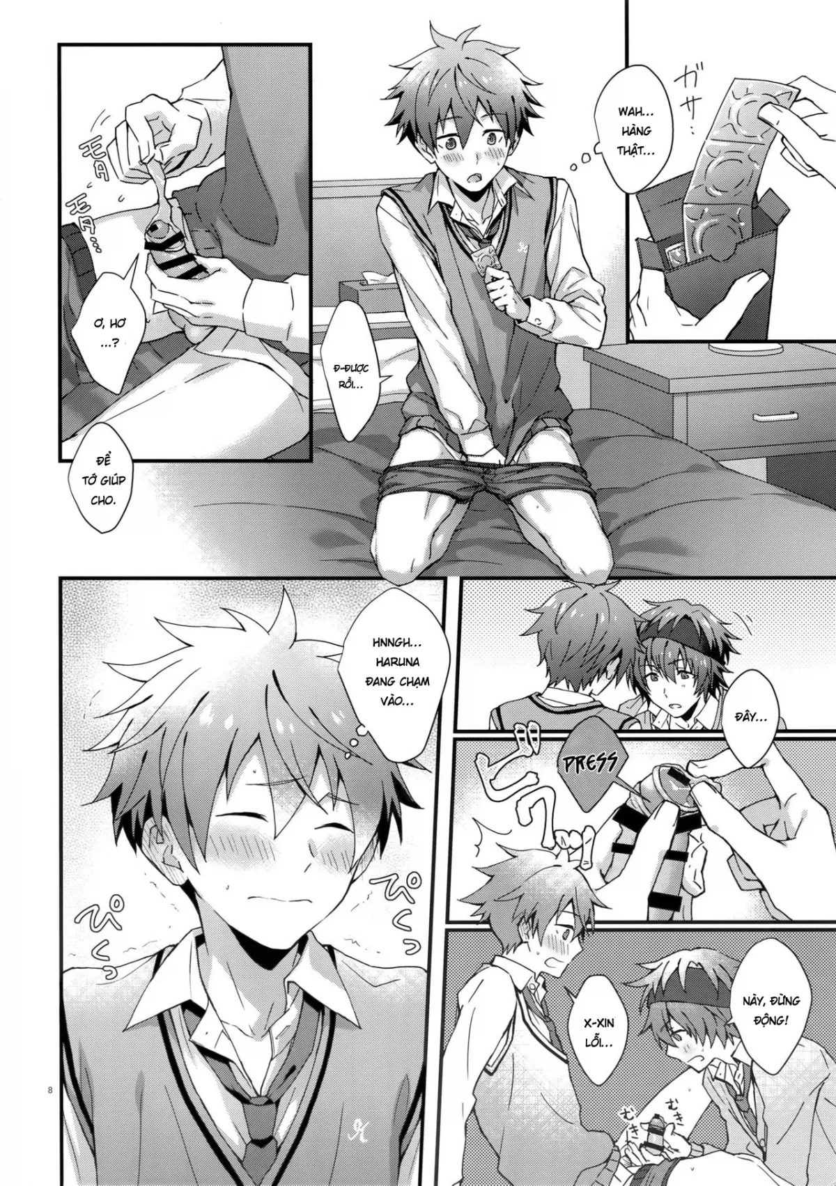 HentaiVN.net - Ảnh 7 - [Yaoi] Thoát kiếp trai tân! [Unexpected! Virgin Graduation] - Chap 1