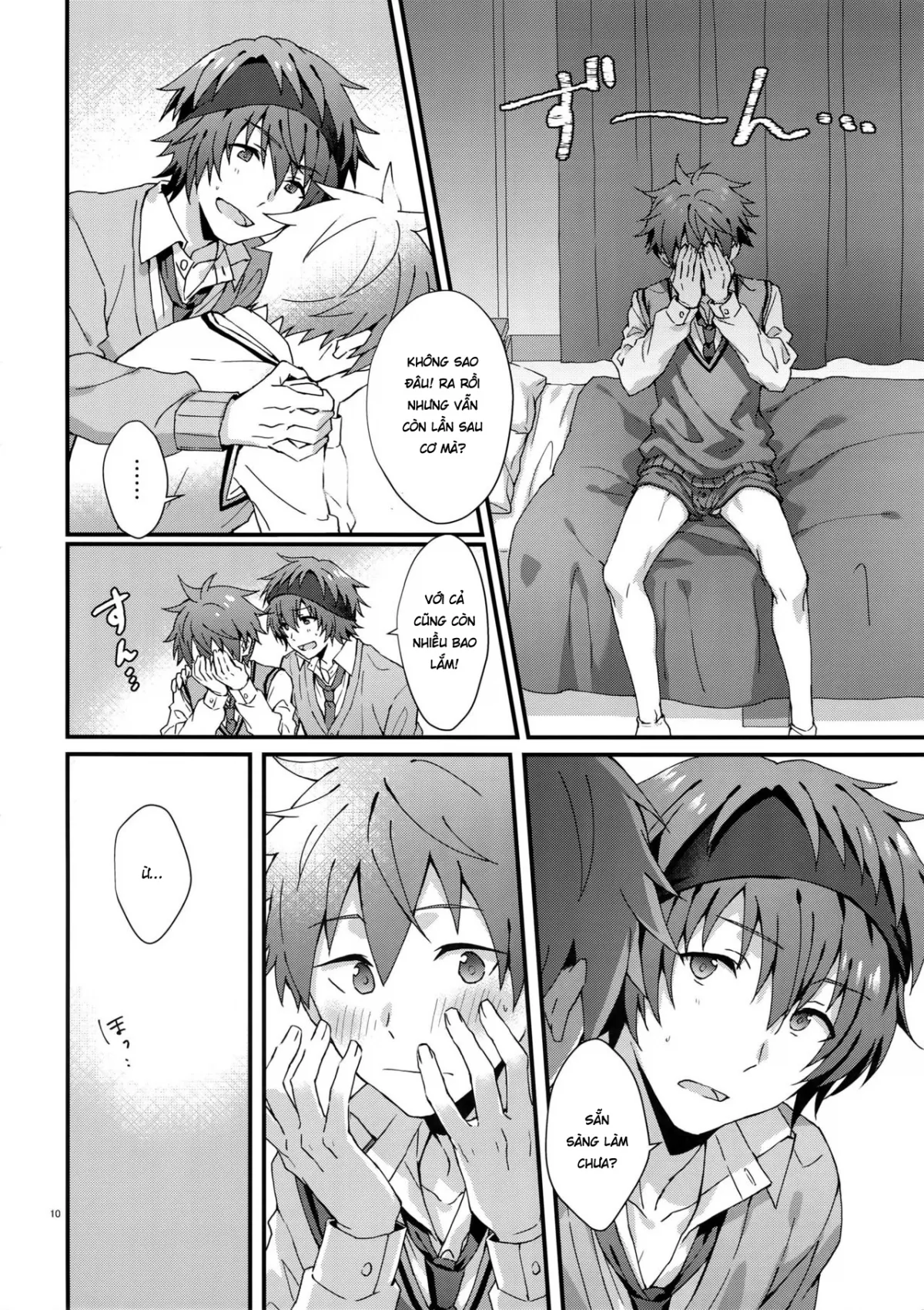 HentaiVN.net - Ảnh 9 - [Yaoi] Thoát kiếp trai tân! [Unexpected! Virgin Graduation] - Chap 1