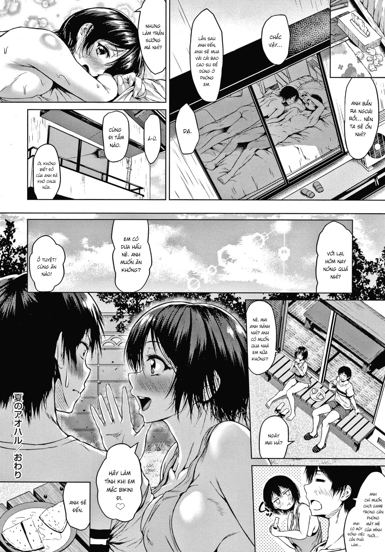 HentaiVN.net - Ảnh 23 - Young Summer Love (Colorful Days!) [Natsu no Aoharu] - Chap 1