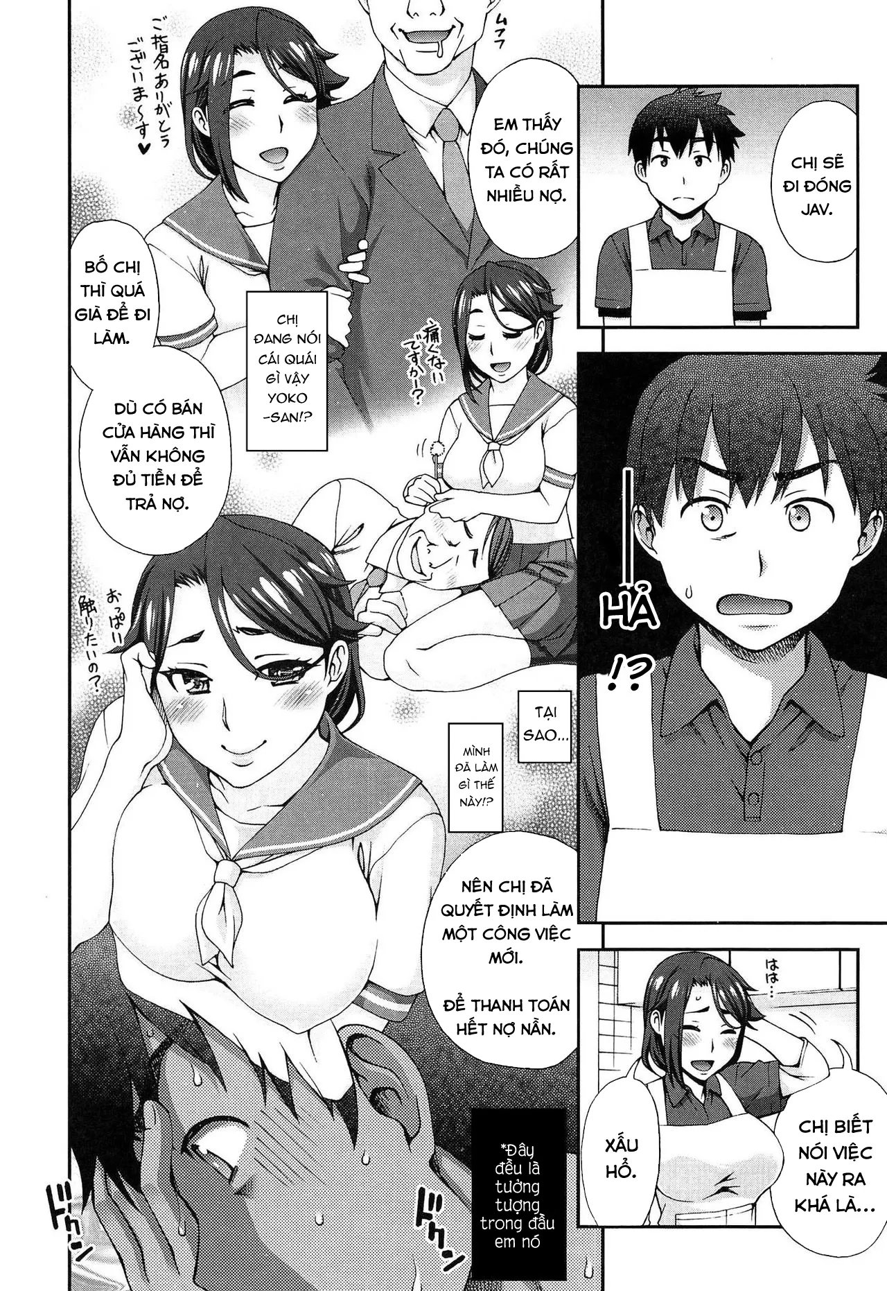 HentaiVN.net - Ảnh 7 - Kanojo ga Omise o Tatamu Wake [The Exciting Way She Closes Up Shop] - Chap 1