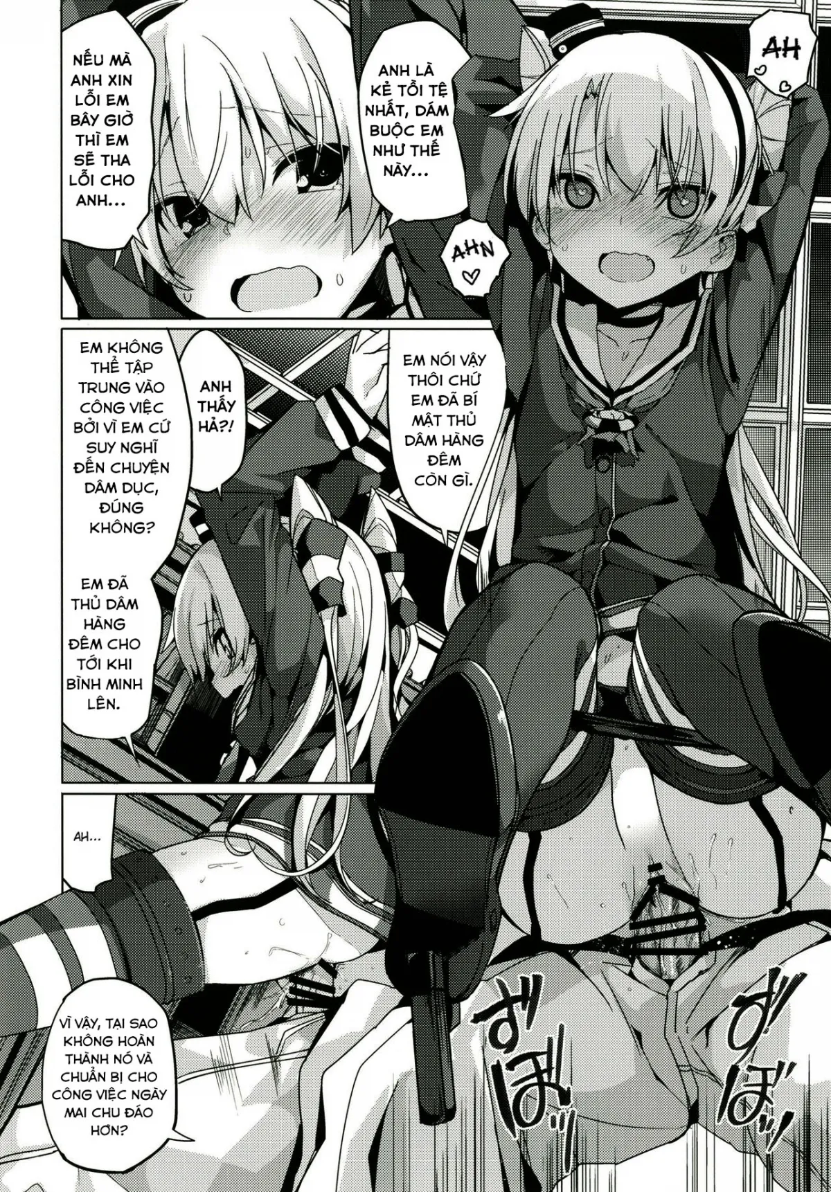 HentaiVN.net - Ảnh 11 - Amatsukaze no H Kinshirei! (Kantai Collection) - Chap 1