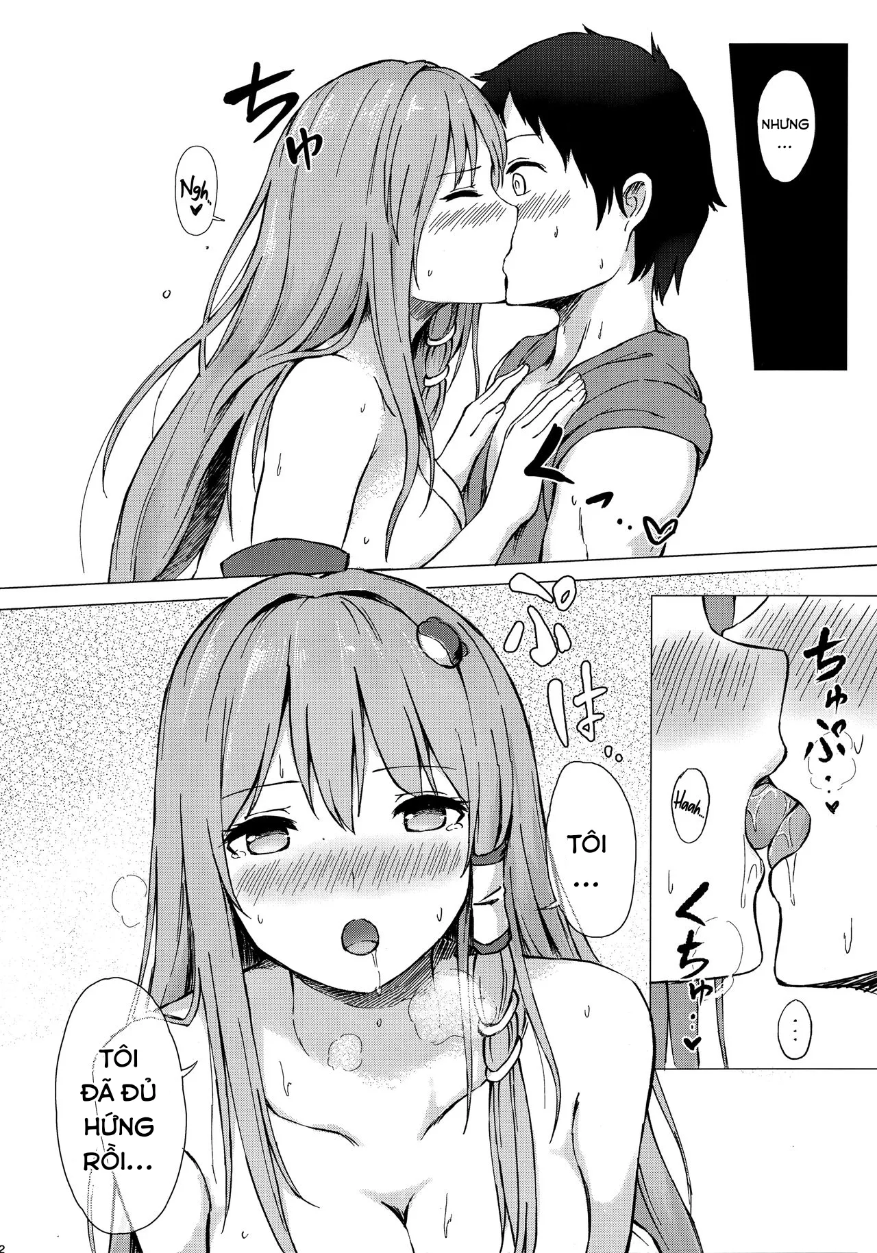 HentaiVN.net - Ảnh 12 - Đêm ngọt ngào với Sanae-san. [Sanae-san to Sweet Night; A Sweet Night with Sanae-san] - Chap 1