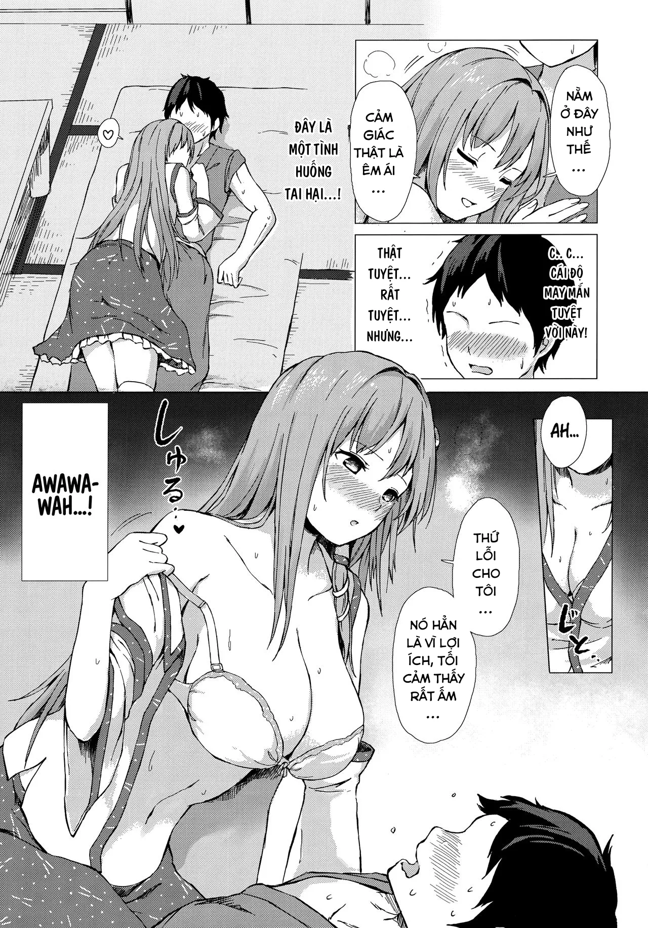 HentaiVN.net - Ảnh 7 - Đêm ngọt ngào với Sanae-san. [Sanae-san to Sweet Night; A Sweet Night with Sanae-san] - Chap 1