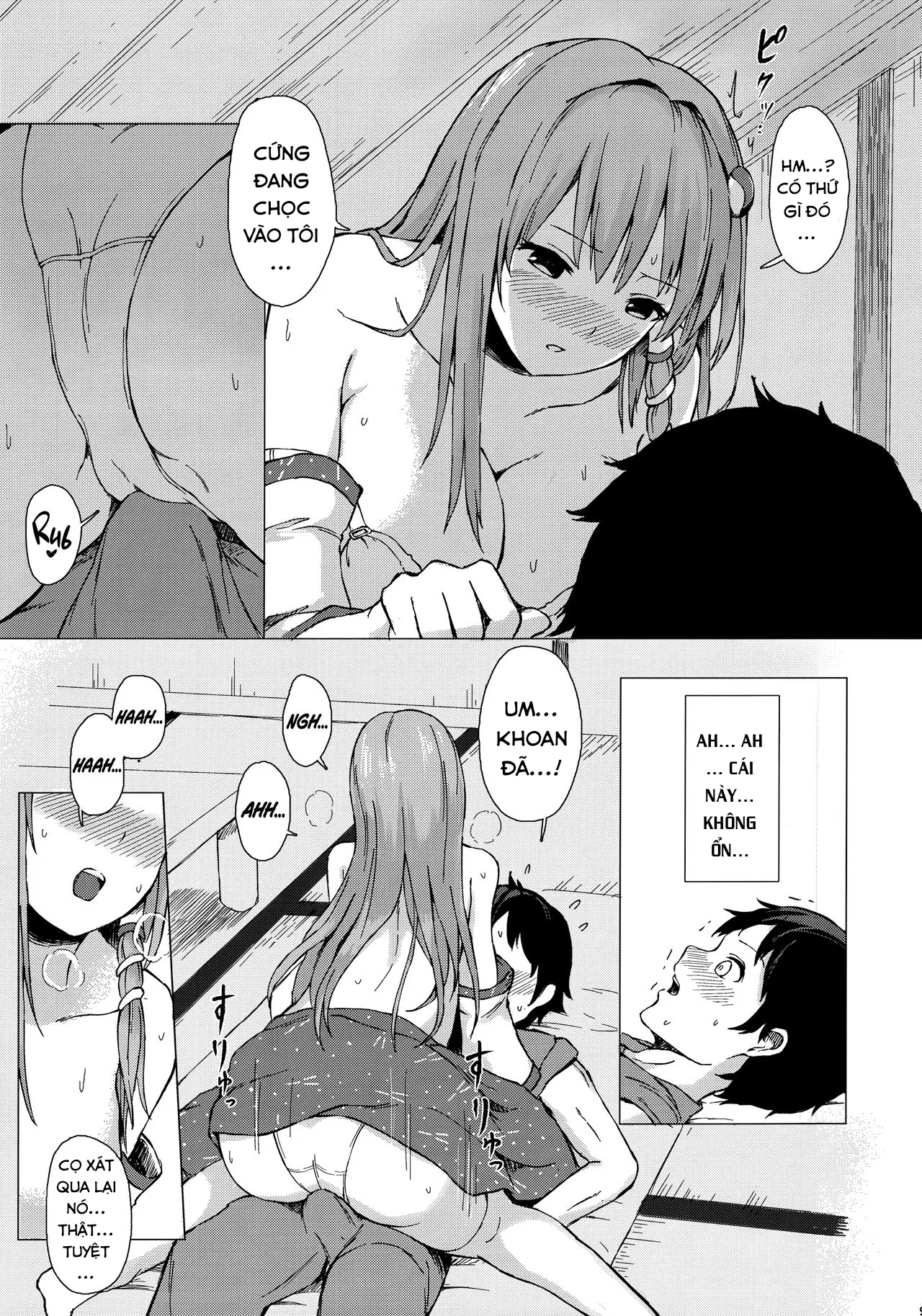 HentaiVN.net - Ảnh 9 - Đêm ngọt ngào với Sanae-san. [Sanae-san to Sweet Night; A Sweet Night with Sanae-san] - Chap 1