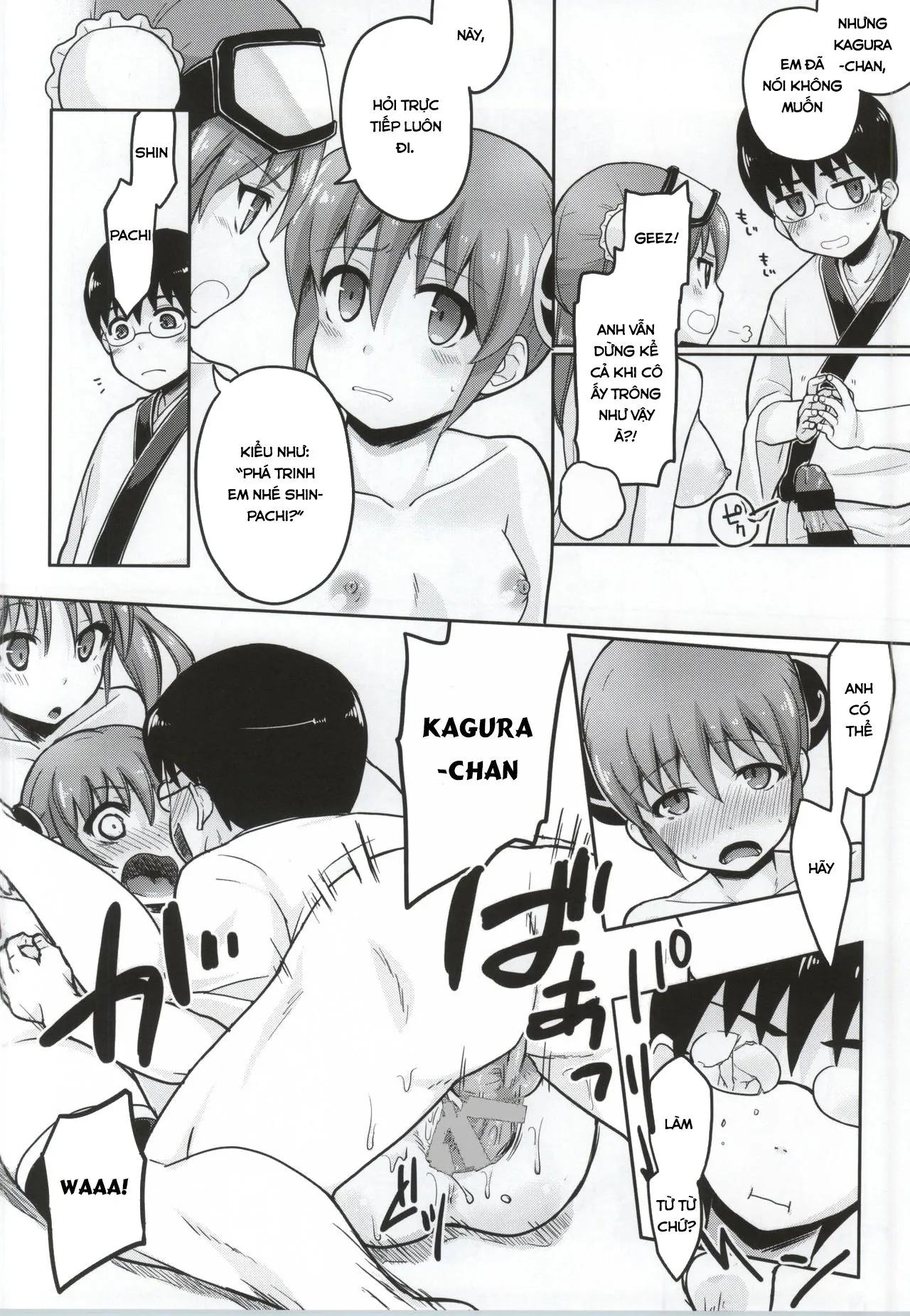 HentaiVN.net - Ảnh 11 - Yorozuya 4P - Chap 2