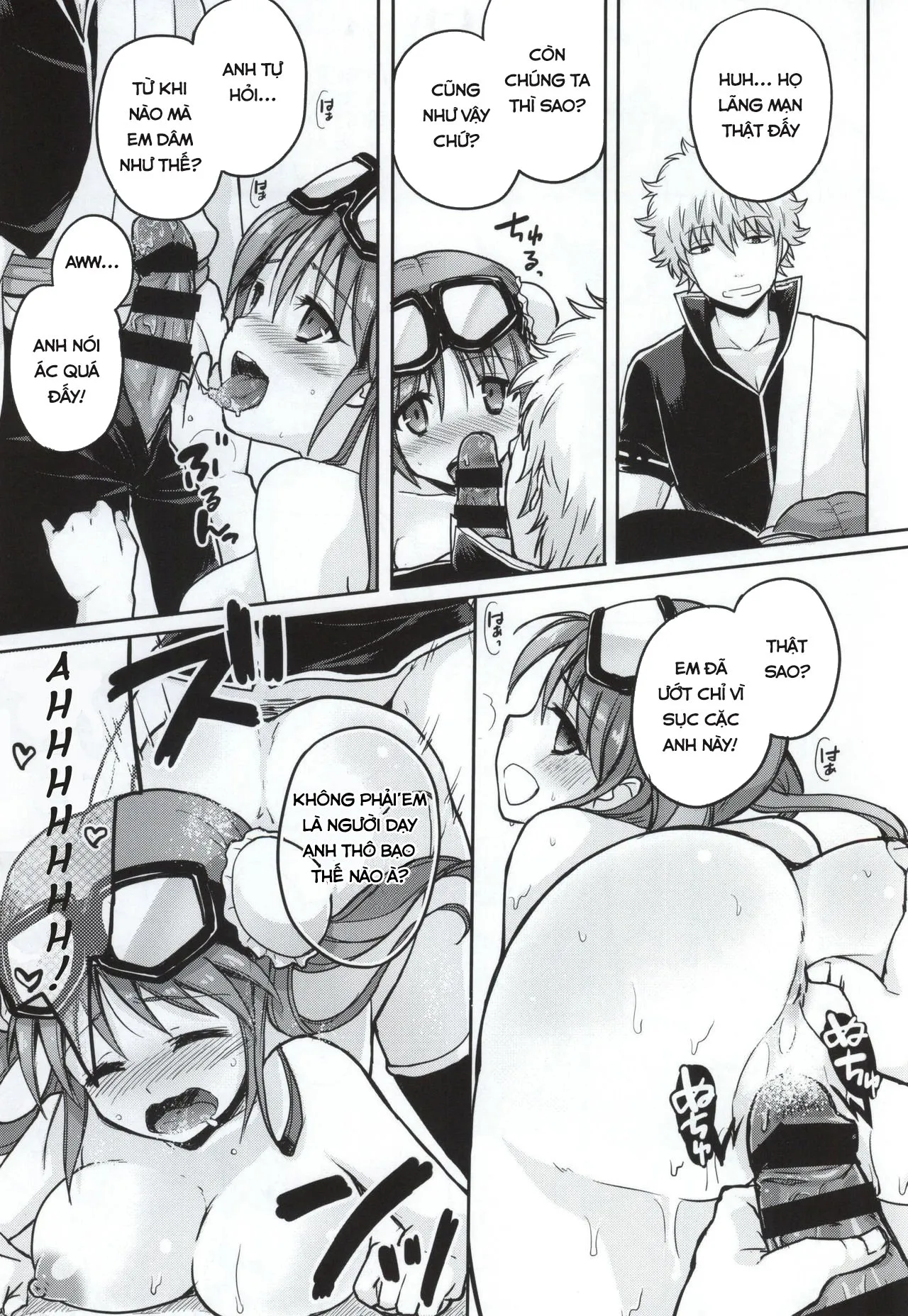 HentaiVN.net - Ảnh 16 - Yorozuya 4P - Chap 2