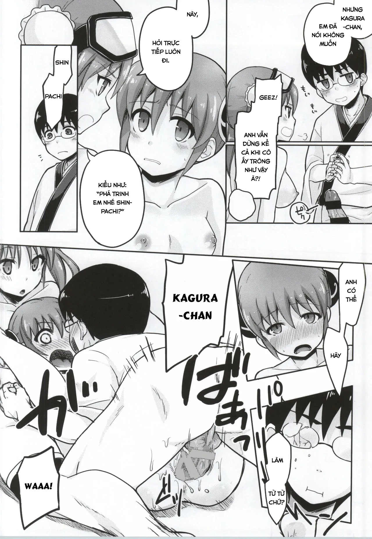 HentaiVN.net - Ảnh 12 - Yorozuya 4P - Chap 3