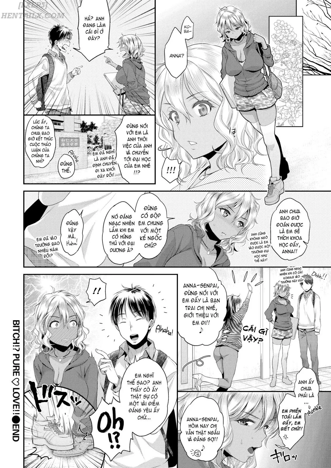 HentaiVN.net - Ảnh 17 - Bitch!? Pure ♥ Love!! - Chap 1