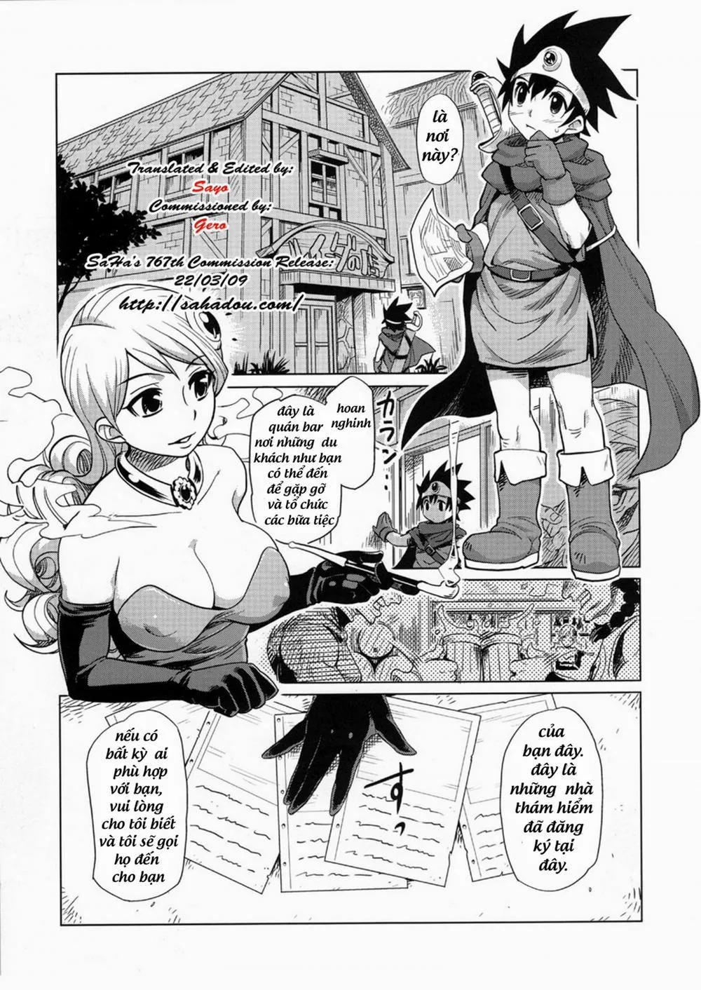 HentaiVN.net - Ảnh 2 - Lets Have An Adventure (Dragon Quest III) - Chap 1