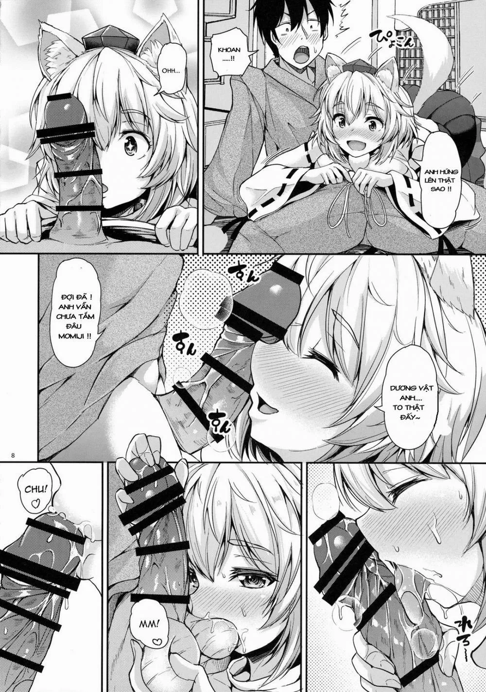 HentaiVN.net - Ảnh 8 - Momiji-chan to Goshujin-sama (Touhou Project) - Chap 1