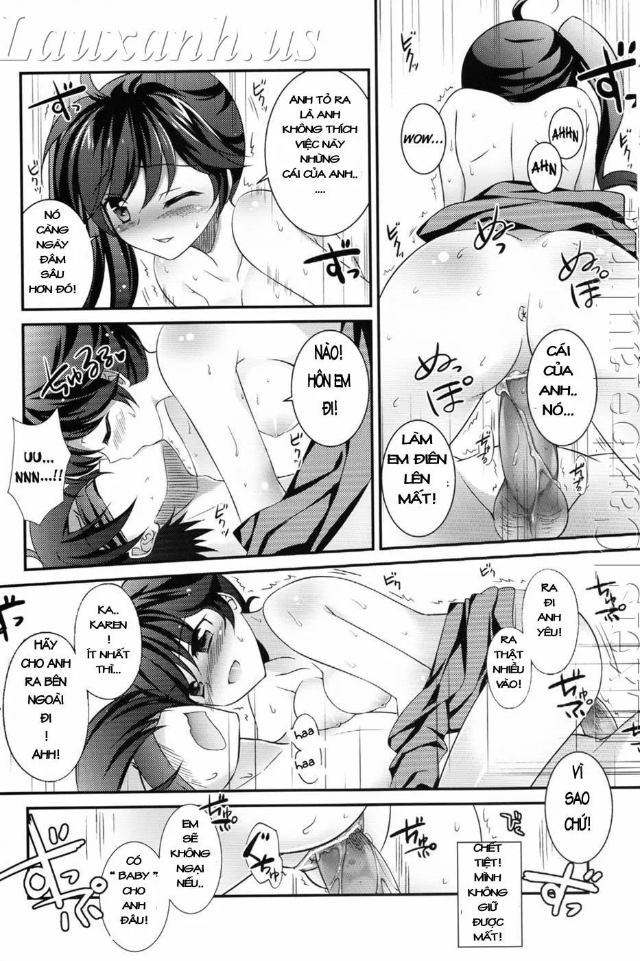 HentaiVN.net - Ảnh 13 - Tsukihi Karen and I Fight Too Much (Bakemonogatari) - Chap 1