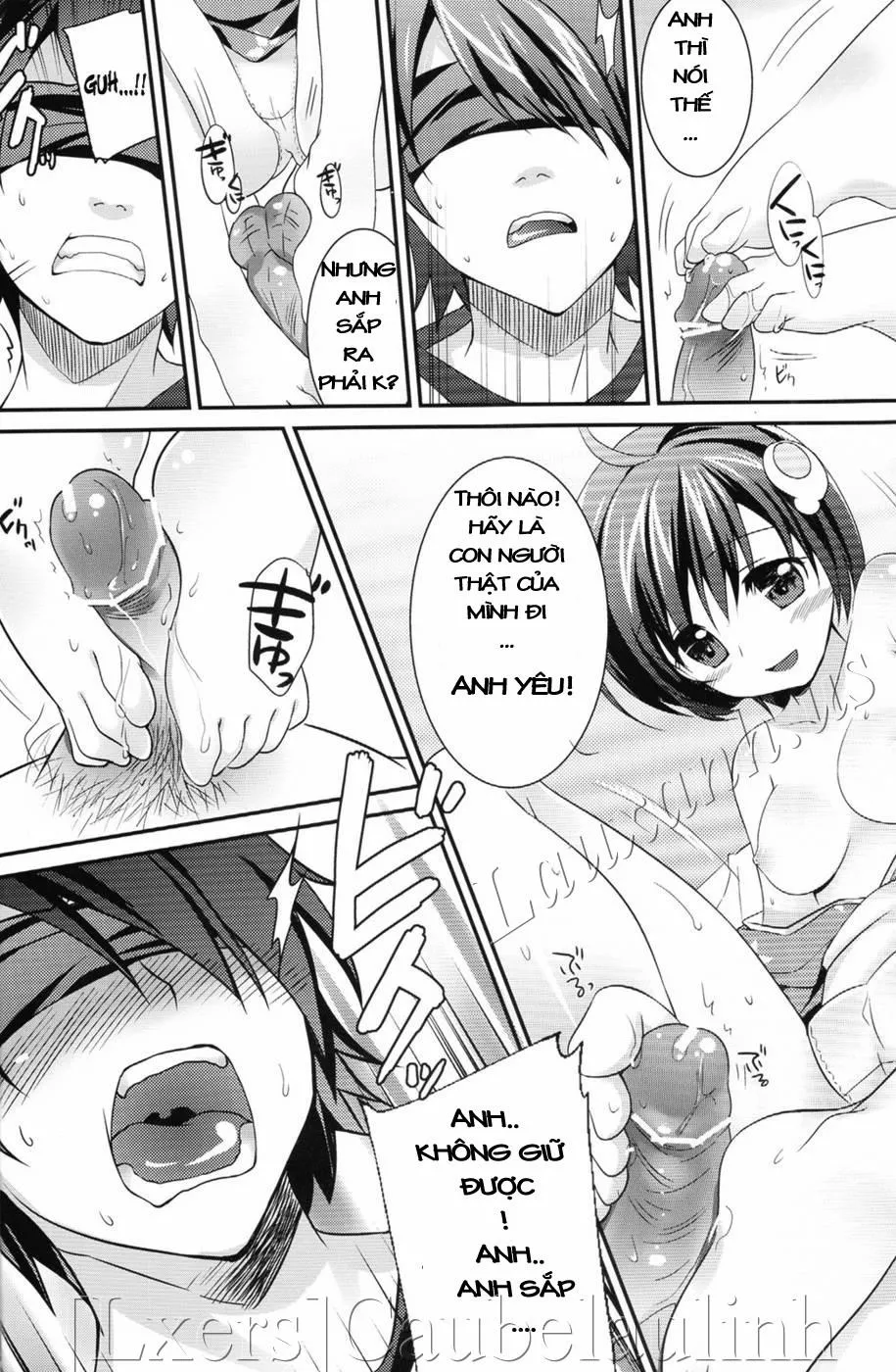 HentaiVN.net - Ảnh 9 - Tsukihi Karen and I Fight Too Much (Bakemonogatari) - Chap 1
