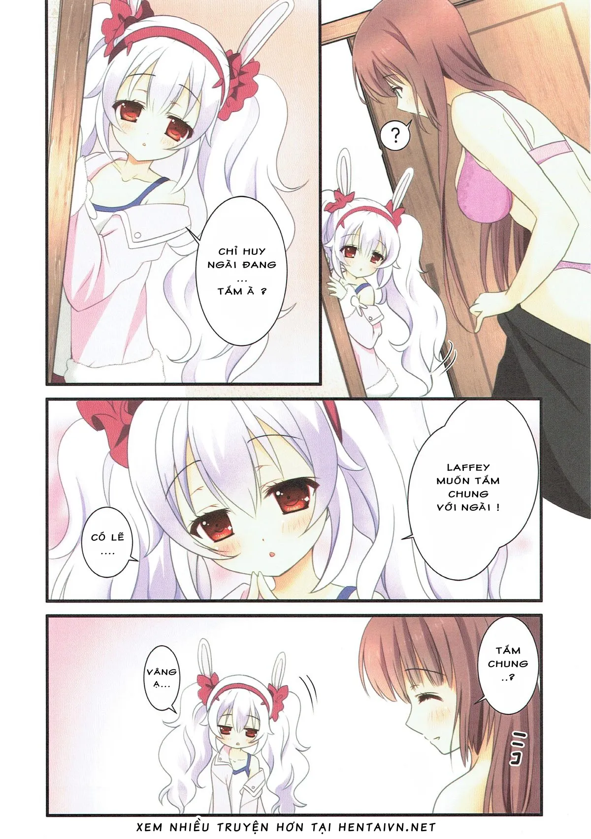 HentaiVN.net - Ảnh 5 - Làm chuyện biến thái trong bồn tắm~ (Azur Lane) [Ofuro DE Nukkunuku; Snuggling In The Bath] - Chap 1