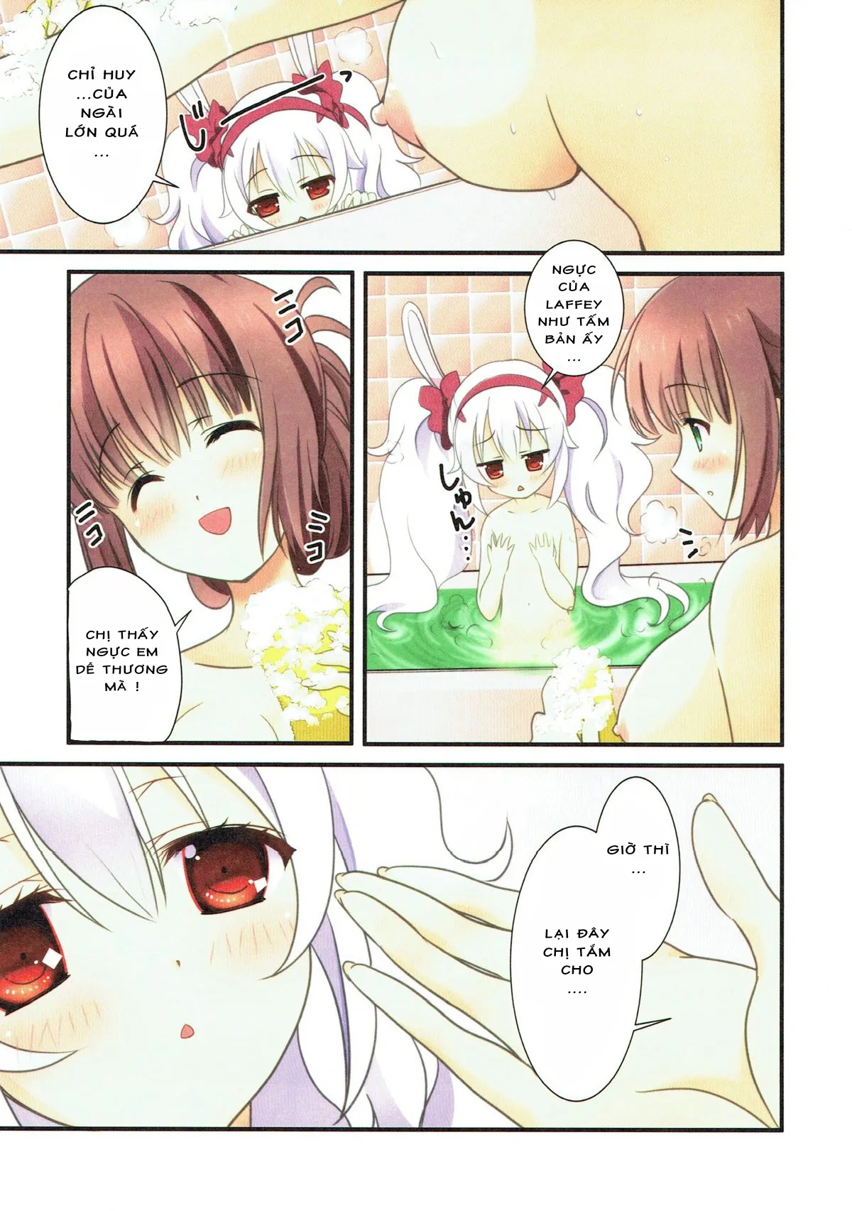HentaiVN.net - Ảnh 6 - Làm chuyện biến thái trong bồn tắm~ (Azur Lane) [Ofuro DE Nukkunuku; Snuggling In The Bath] - Chap 1