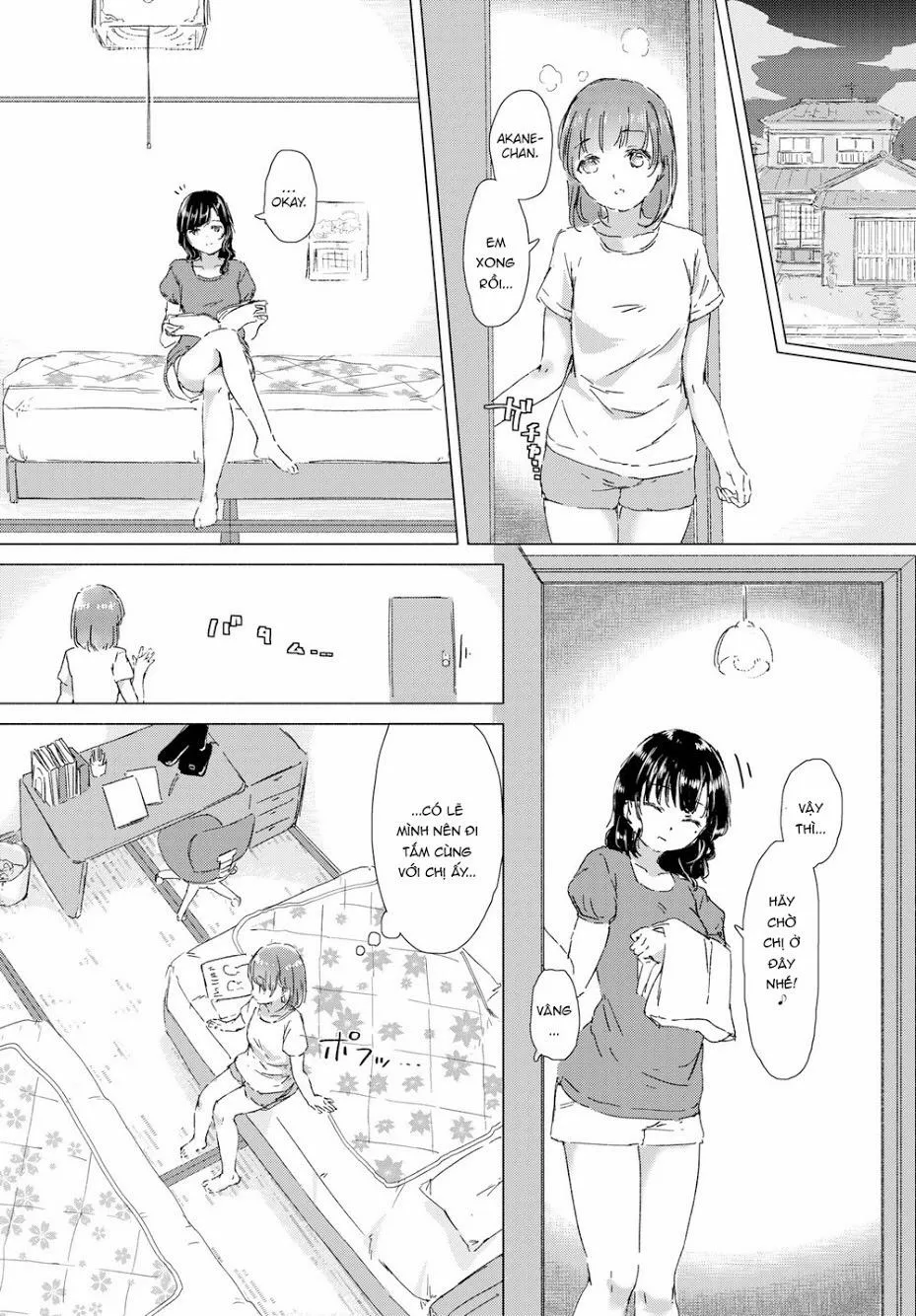 HentaiVN.net - Ảnh 9 - A Desire to Be with Her, a Night of Temptations - Chap 1