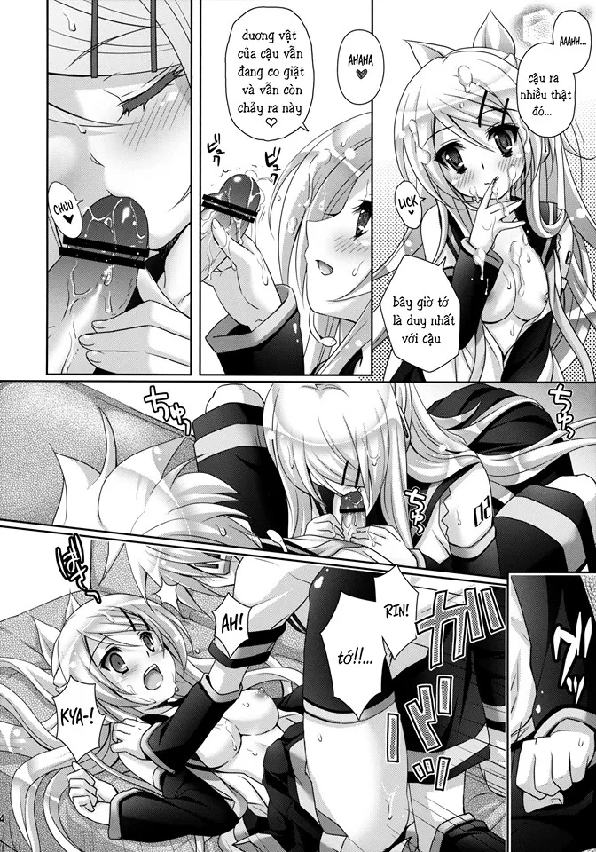 HentaiVN.net - Ảnh 13 - Rin-san Now! (Vocaloid) [リンさんなう! (VOCALOID)] - Chap 1