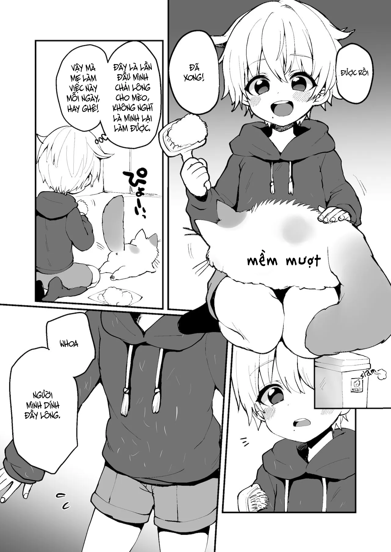 HentaiVN.net - Ảnh 3 - Neko-chan Manma [ねこちゃんまんま] - Chap 1