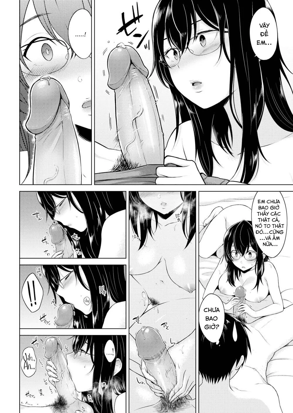 HentaiVN.net - Ảnh 16 - Phía sau đôi mắt kính của em [Beyond the Lens] - Chap 1