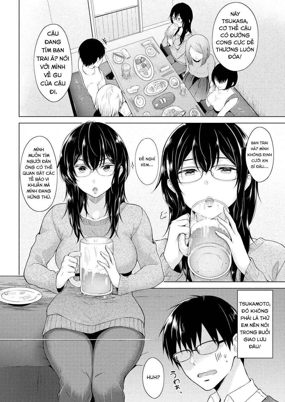 HentaiVN.net - Ảnh 6 - Phía sau đôi mắt kính của em [Beyond the Lens] - Chap 1