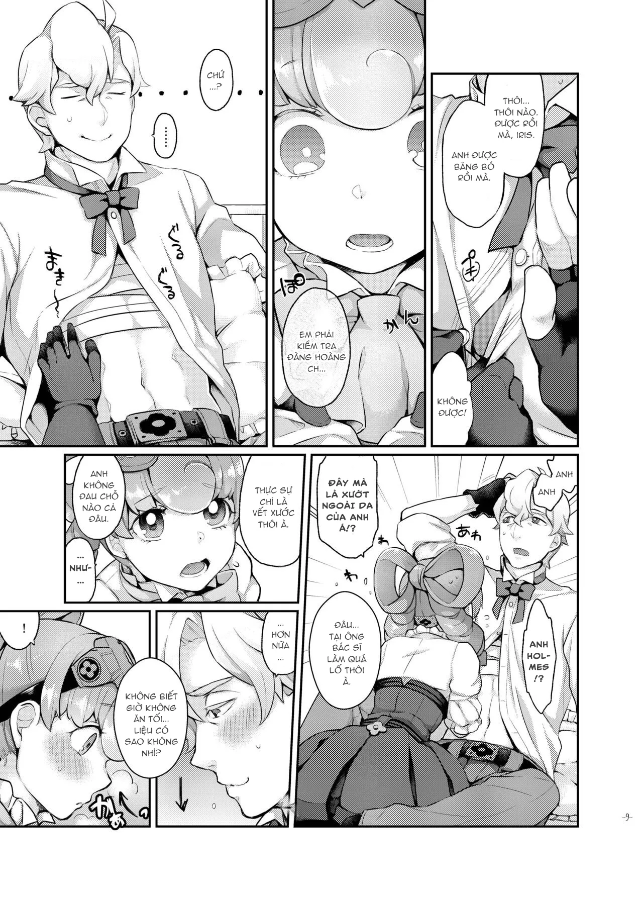 HentaiVN.net - Ảnh 9 - Nhóc Watson bé nhỏ [Una Sera Di London (The Great Ace Attorney)] - Chap 1