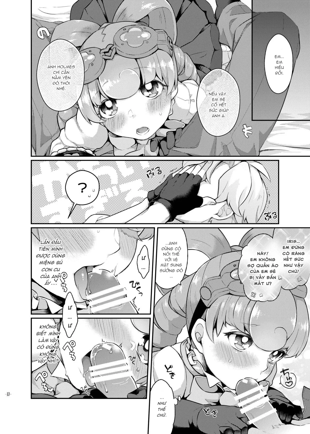 HentaiVN.net - Ảnh 10 - Nhóc Watson bé nhỏ [Una Sera Di London (The Great Ace Attorney)] - Chap 1