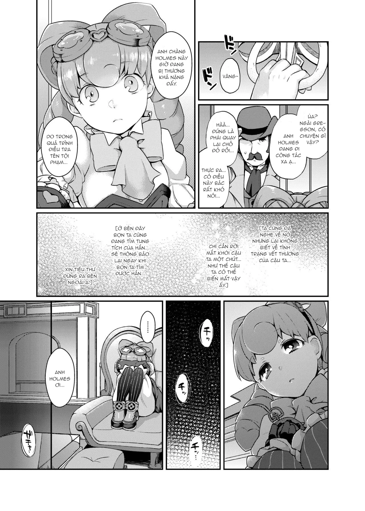 HentaiVN.net - Ảnh 3 - Nhóc Watson bé nhỏ [Una Sera Di London (The Great Ace Attorney)] - Chap 1