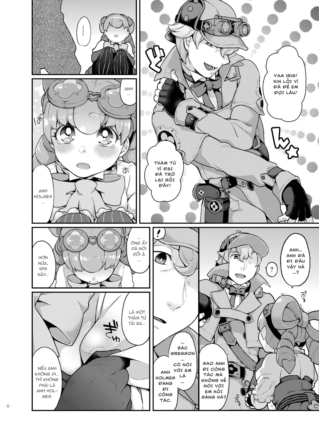HentaiVN.net - Ảnh 4 - Nhóc Watson bé nhỏ [Una Sera Di London (The Great Ace Attorney)] - Chap 1