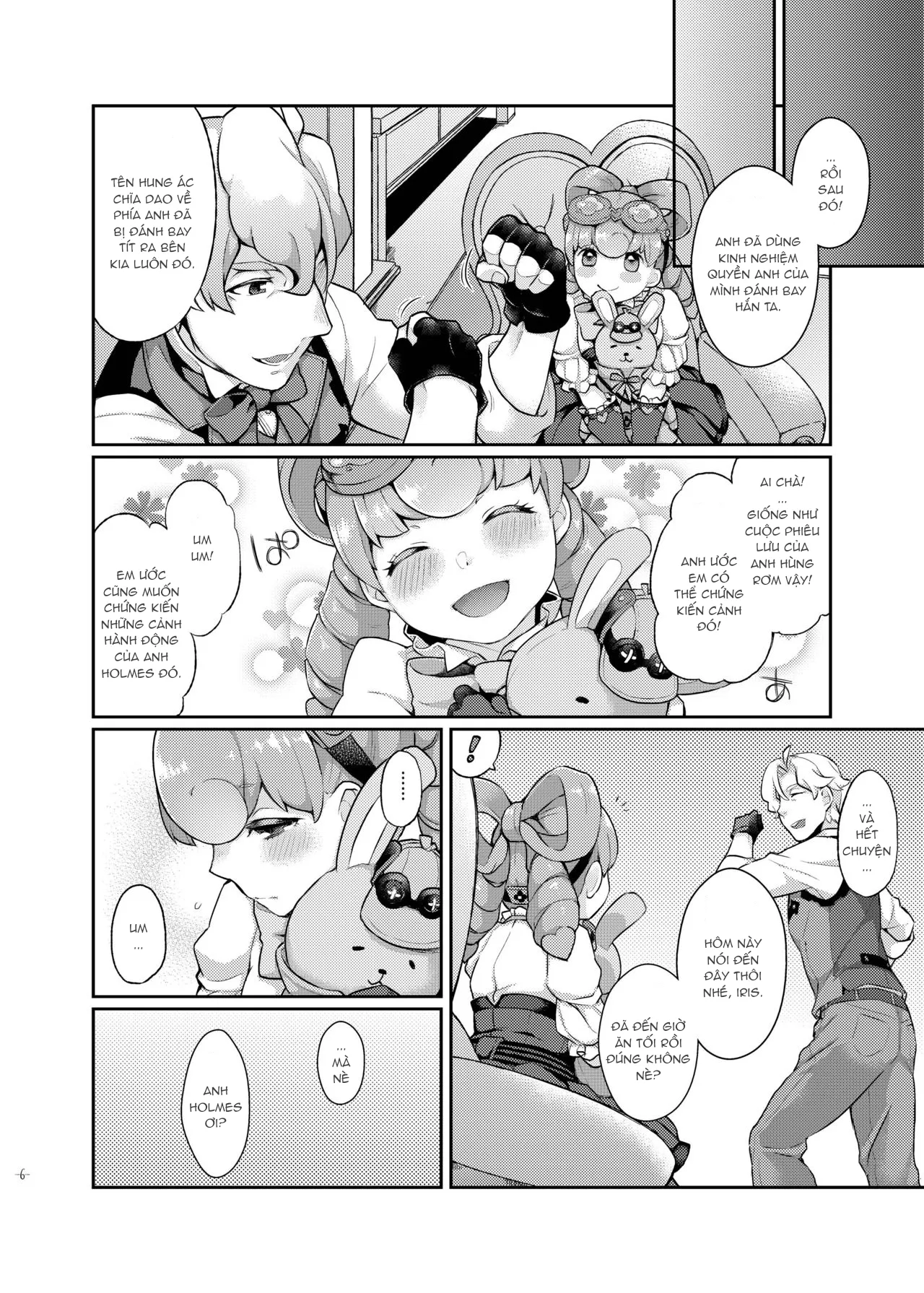 HentaiVN.net - Ảnh 6 - Nhóc Watson bé nhỏ [Una Sera Di London (The Great Ace Attorney)] - Chap 1