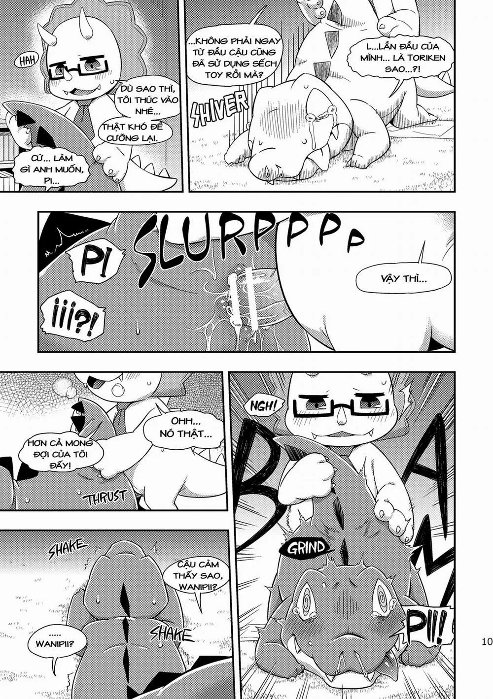 HentaiVN.net - Ảnh 10 - Waniken Panic (Amagi Brilliant Park) - Chap 1