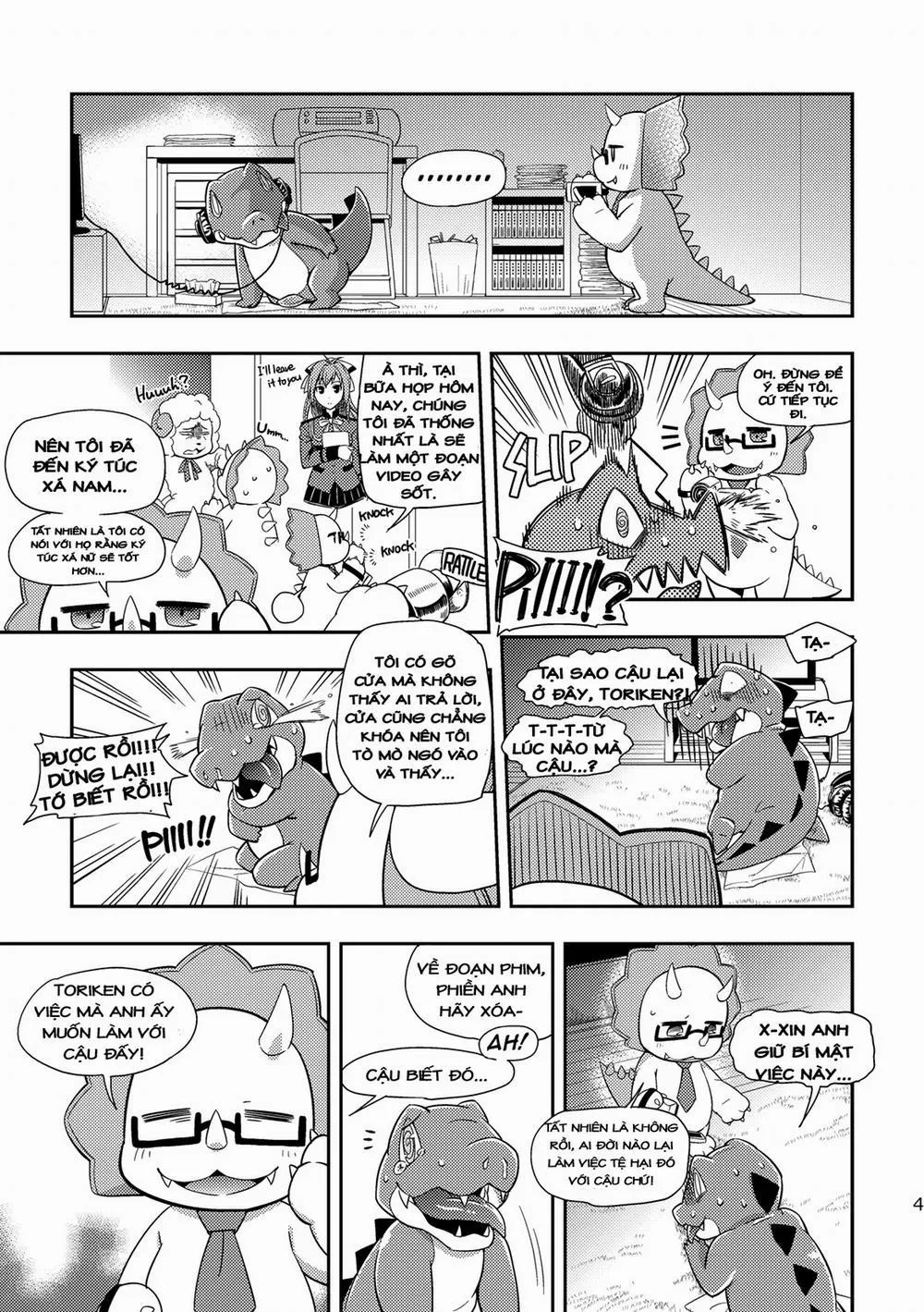 HentaiVN.net - Ảnh 4 - Waniken Panic (Amagi Brilliant Park) - Chap 1