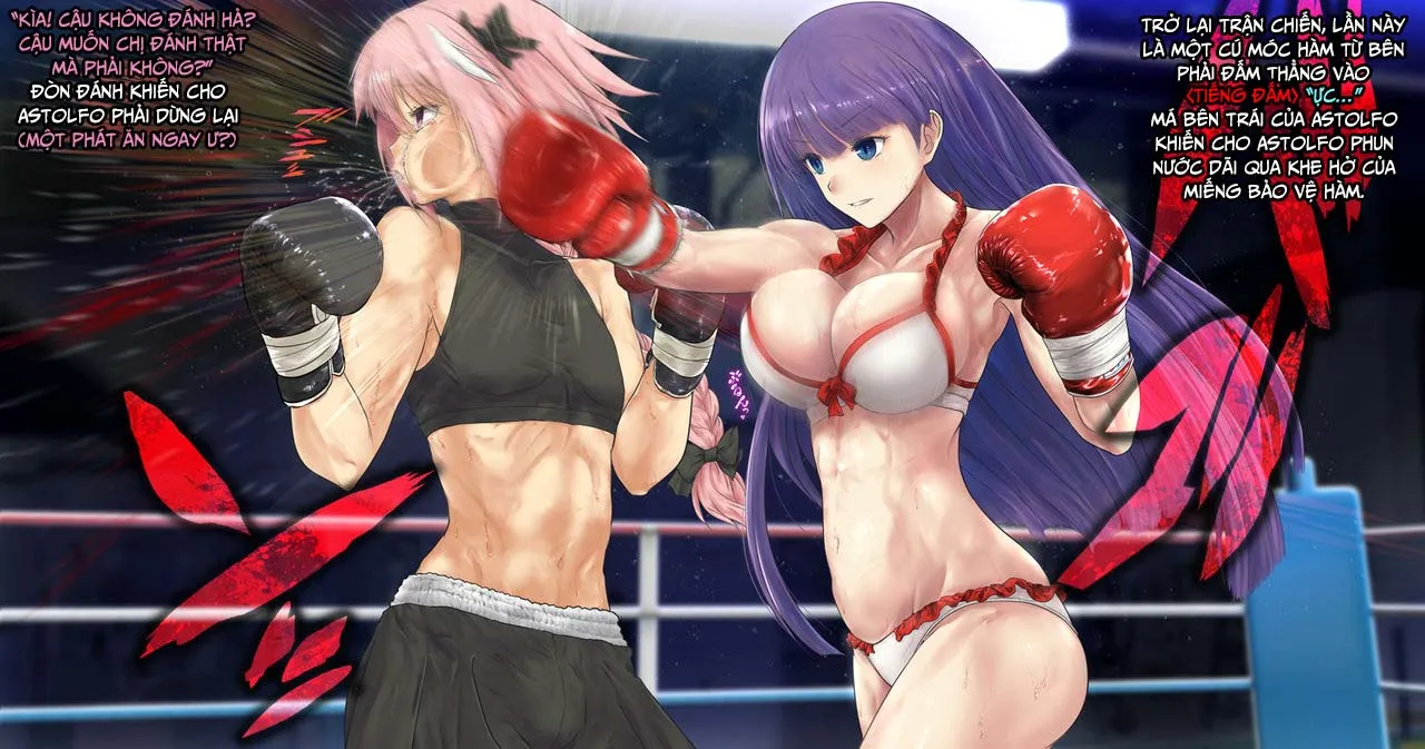 HentaiVN.net - Ảnh 12 - Martha-san VS Astolfo ~ Shinya no Sparring ~ [マルタさんVSアストルフォ ～深夜のスパーリング～] - Chap 1