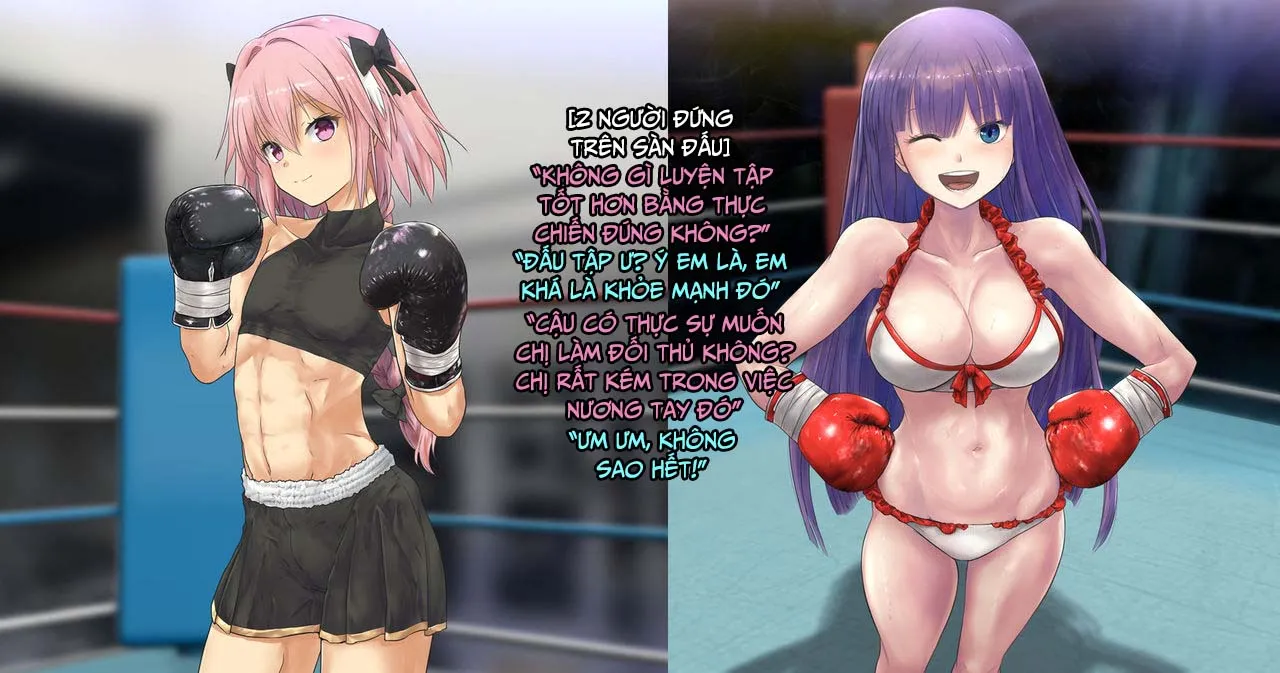 HentaiVN.net - Ảnh 5 - Martha-san VS Astolfo ~ Shinya no Sparring ~ [マルタさんVSアストルフォ ～深夜のスパーリング～] - Chap 1