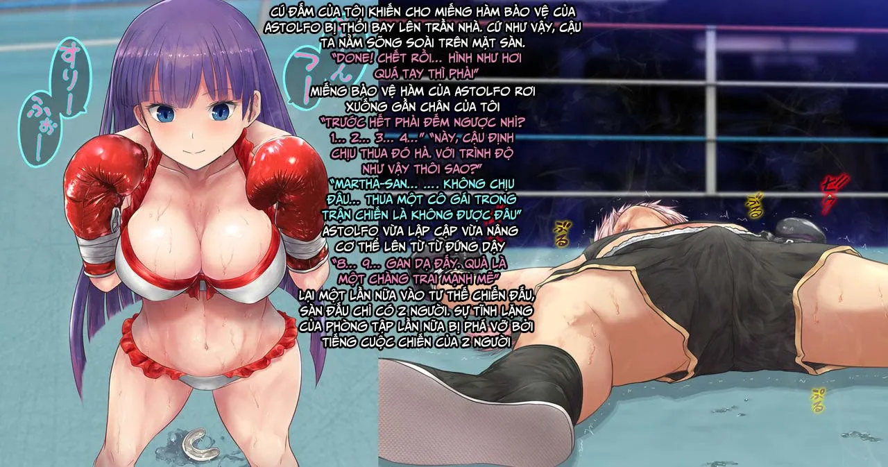 HentaiVN.net - Ảnh 4 - Martha-san VS Astolfo ~ Shinya no Sparring ~ [マルタさんVSアストルフォ ～深夜のスパーリング～] - Chap 2