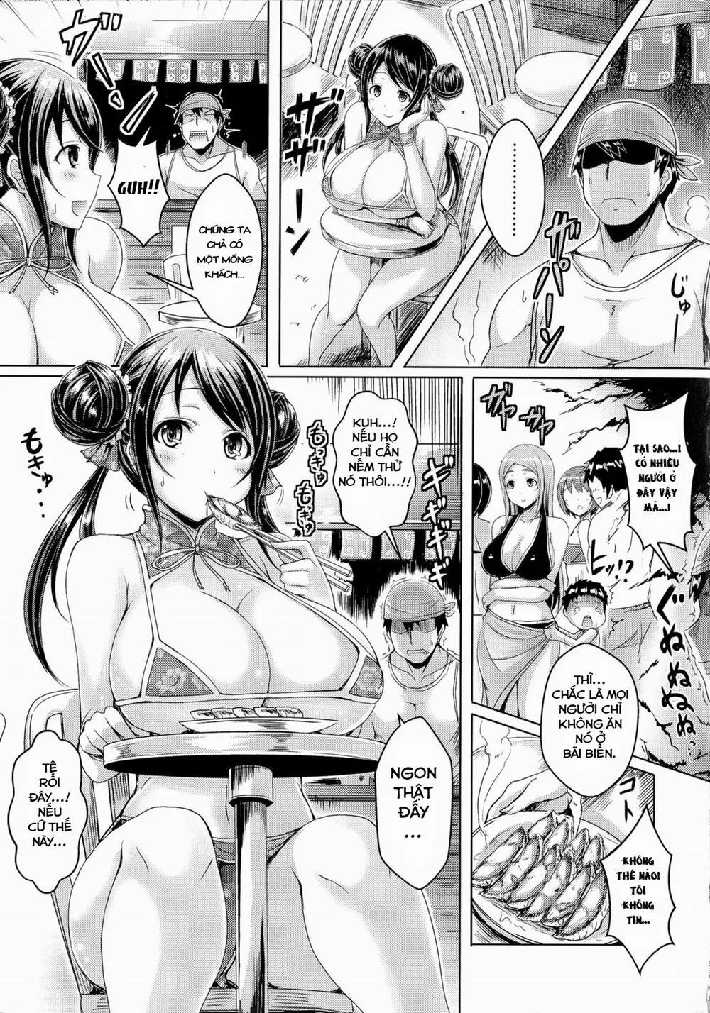HentaiVN.net - Ảnh 9 - Yum Yum Beach - Chap 1