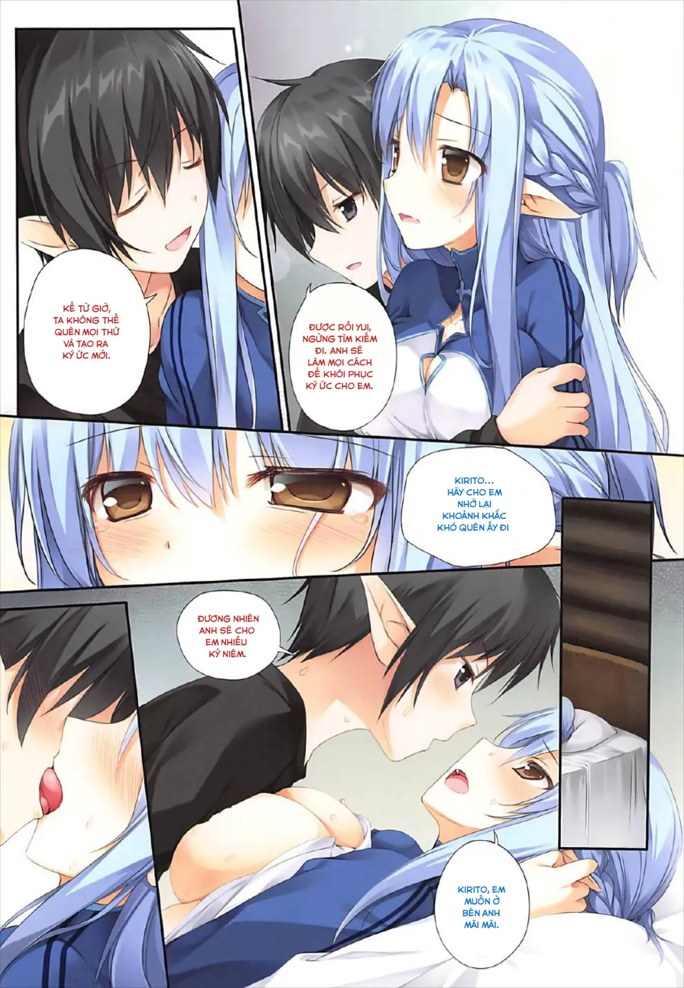 HentaiVN.net - Ảnh 7 - Tuyển tập Kirito x Asuna [KARORFULMIX EX18 SAO Soushuuhen] - Chap 1