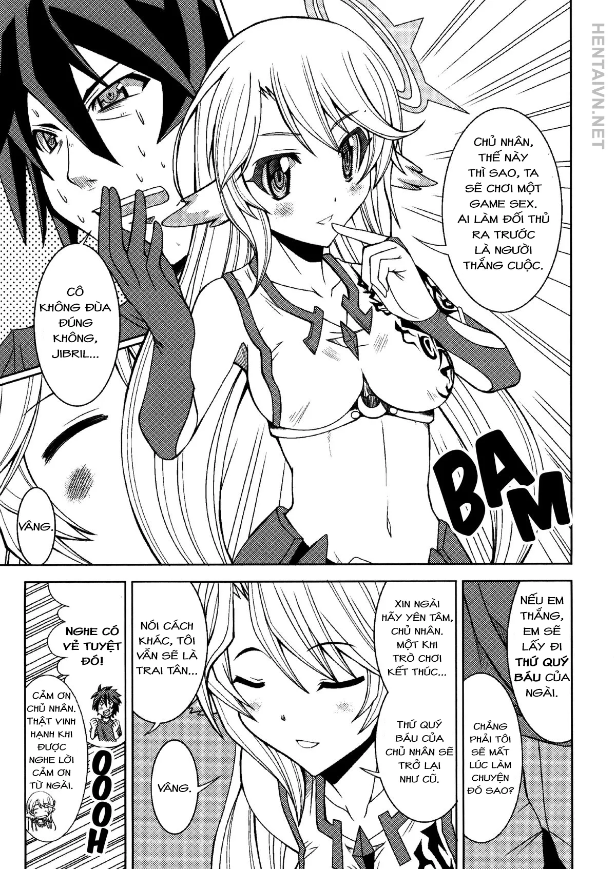 HentaiVN.net - Ảnh 3 - Kenzen Tenyoku Jibril (No Game No Life) - Chap 1