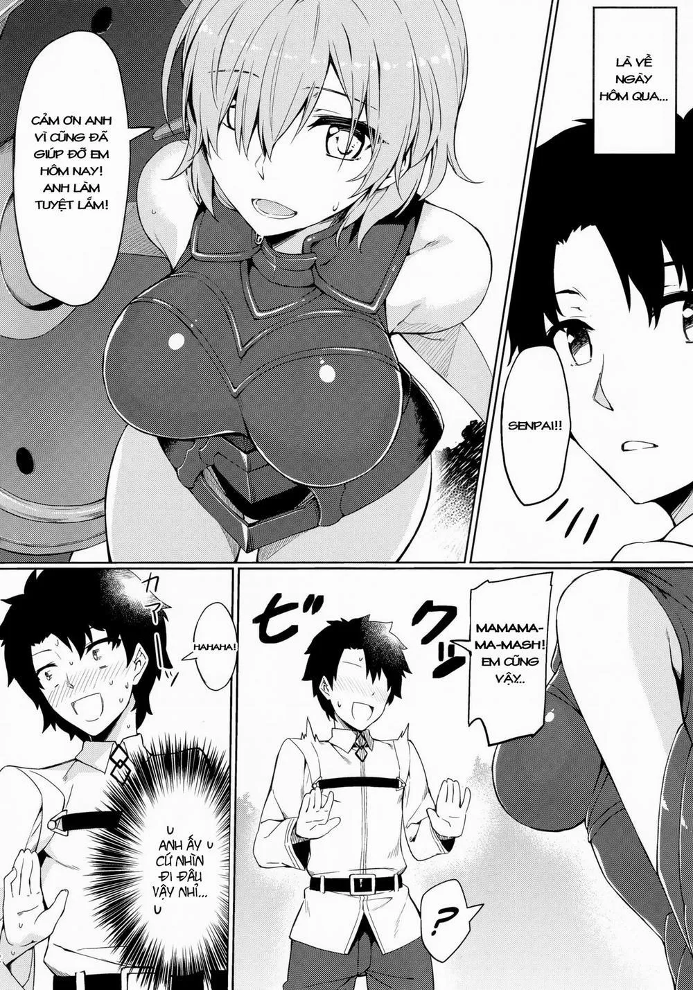 HentaiVN.net - Ảnh 4 - Chaldea Himitsu no Renai Shidou (Fate/Grand Order) - Chap 1