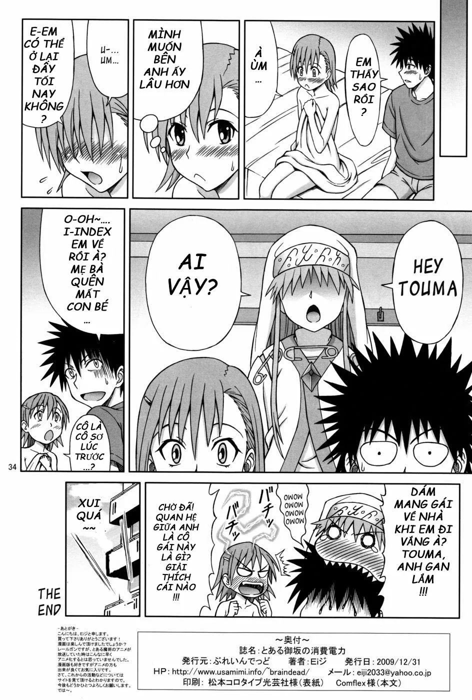 HentaiVN.net - Ảnh 33 - Toaru Misaka No Shouhi Denryoku (Toaru Majutsu No Index) - Chap 1