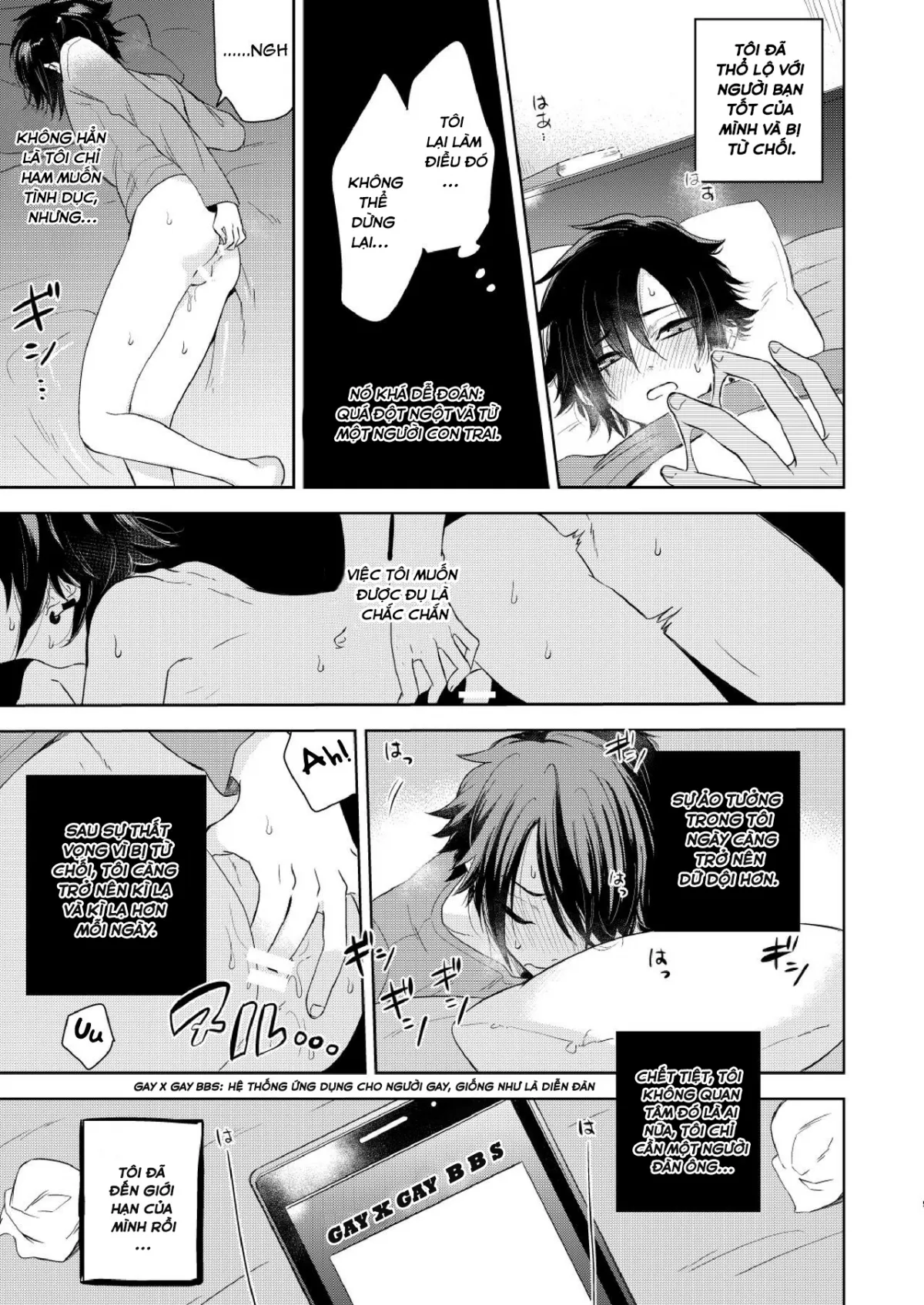 HentaiVN.net - Ảnh 10 - Tình yêu tuyệt vọng [Yakekuso Romance] - Chap 1
