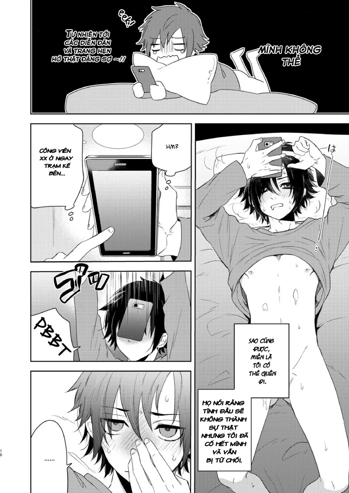 HentaiVN.net - Ảnh 11 - Tình yêu tuyệt vọng [Yakekuso Romance] - Chap 1