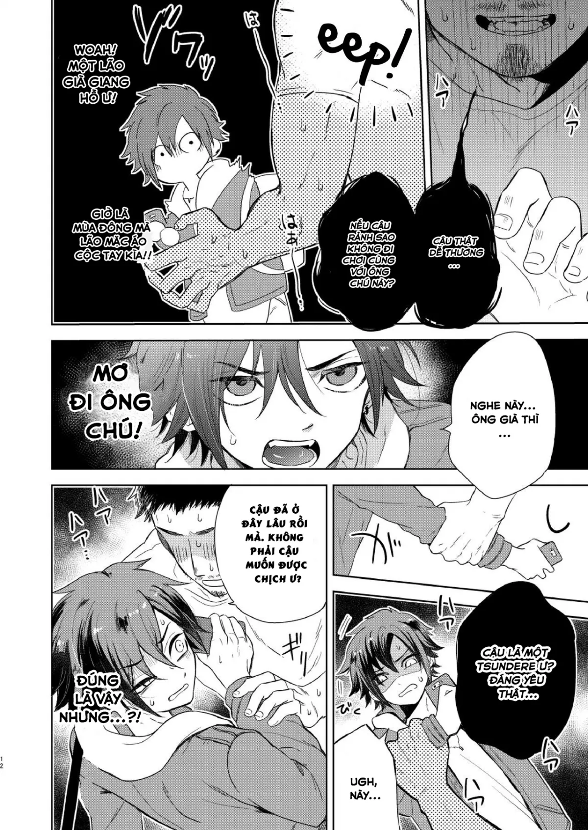 HentaiVN.net - Ảnh 13 - Tình yêu tuyệt vọng [Yakekuso Romance] - Chap 1