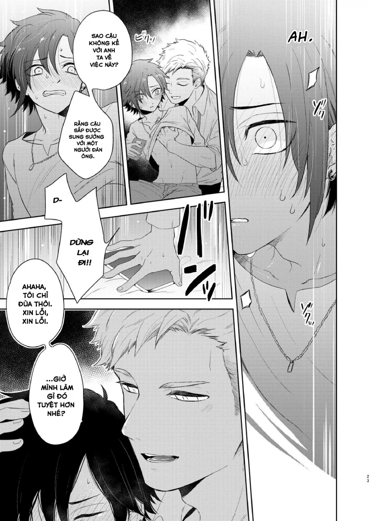 HentaiVN.net - Ảnh 24 - Tình yêu tuyệt vọng [Yakekuso Romance] - Chap 1