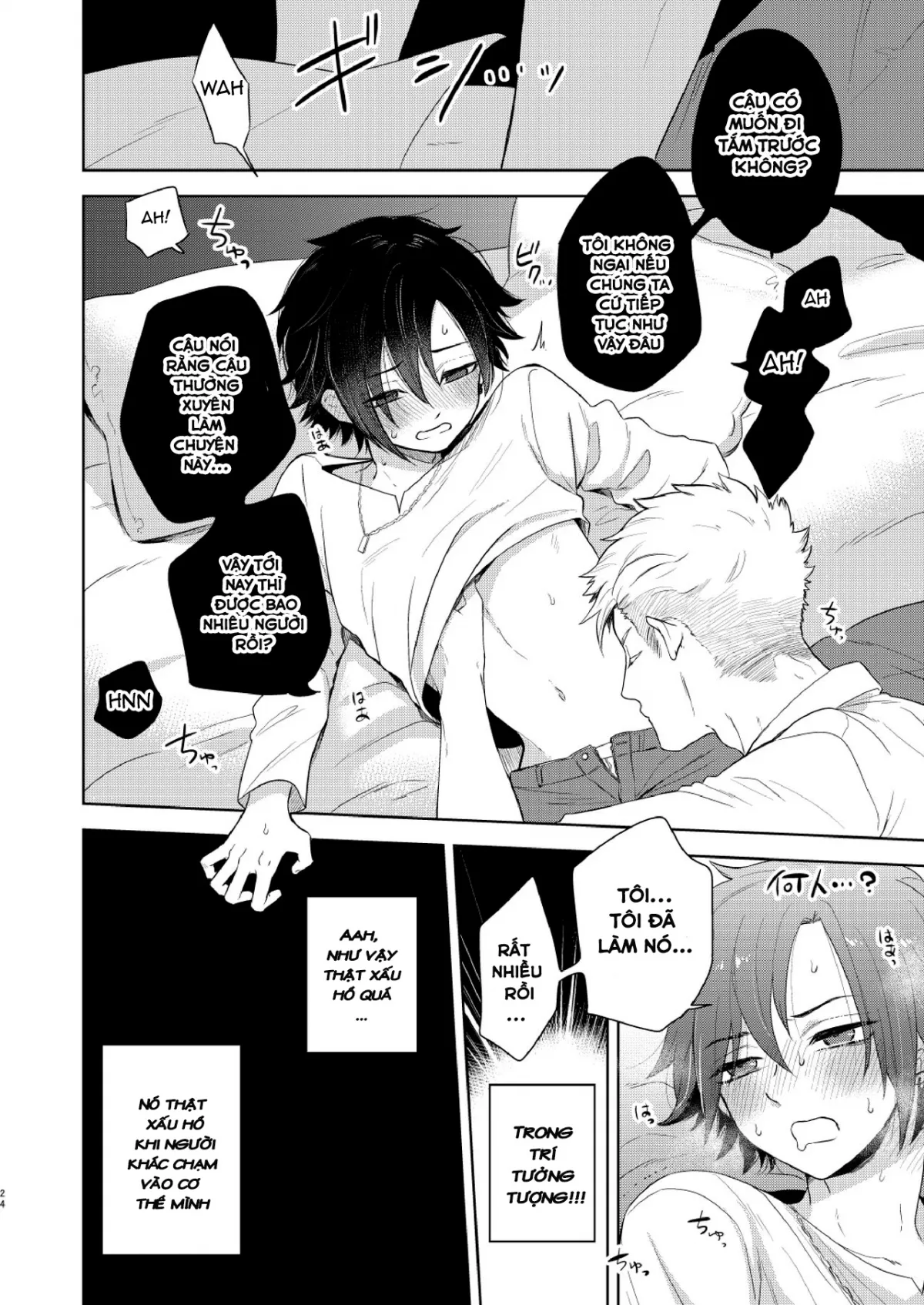 HentaiVN.net - Ảnh 25 - Tình yêu tuyệt vọng [Yakekuso Romance] - Chap 1