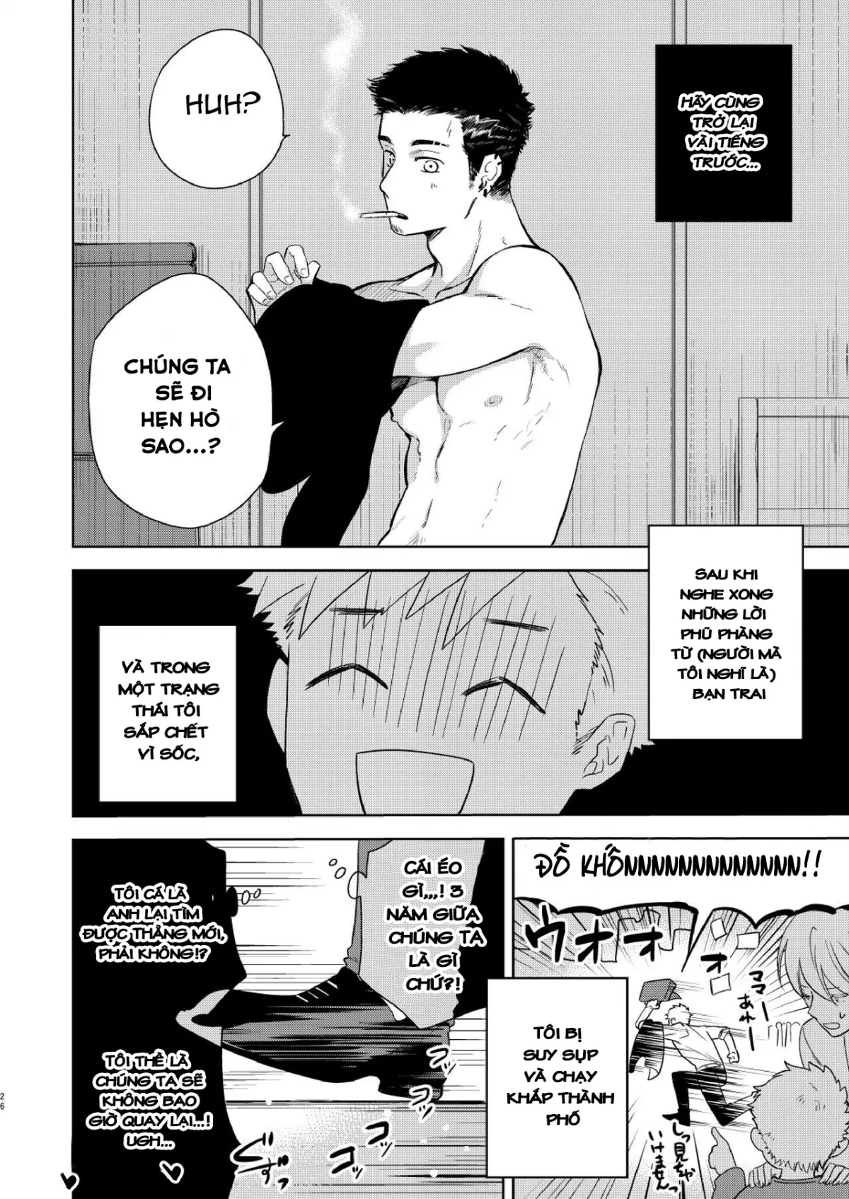 HentaiVN.net - Ảnh 27 - Tình yêu tuyệt vọng [Yakekuso Romance] - Chap 1